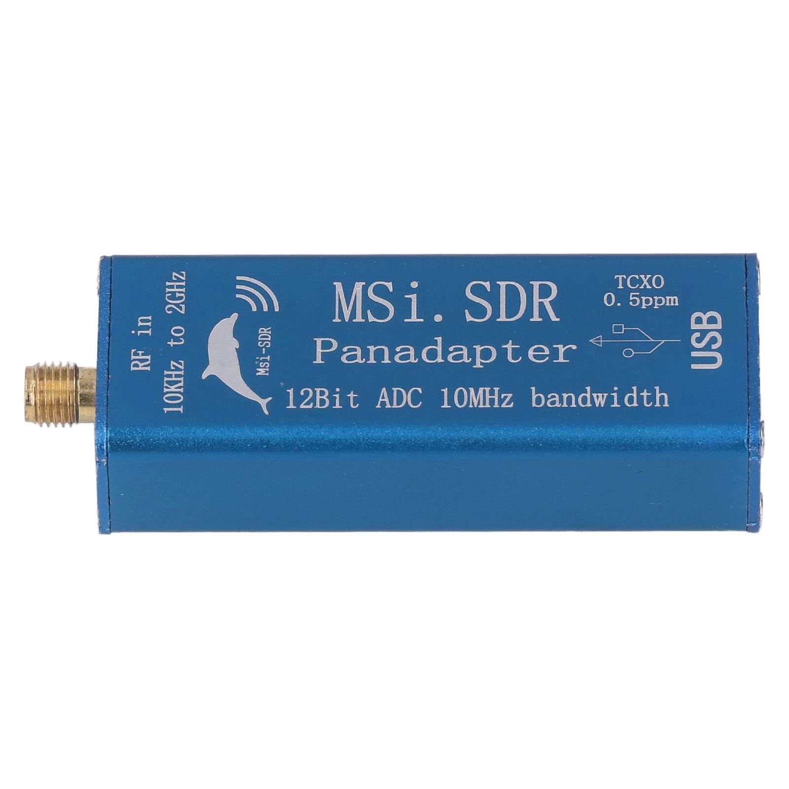 High Performance Software Defined Radio (SDR) Receiver Kit - Aluminum Alloy Case with Built-in TCXO & Antenna for Low Noise Operation | Perfect for Ham Radio, Signal Analysis, and Wireless Communication Experiments