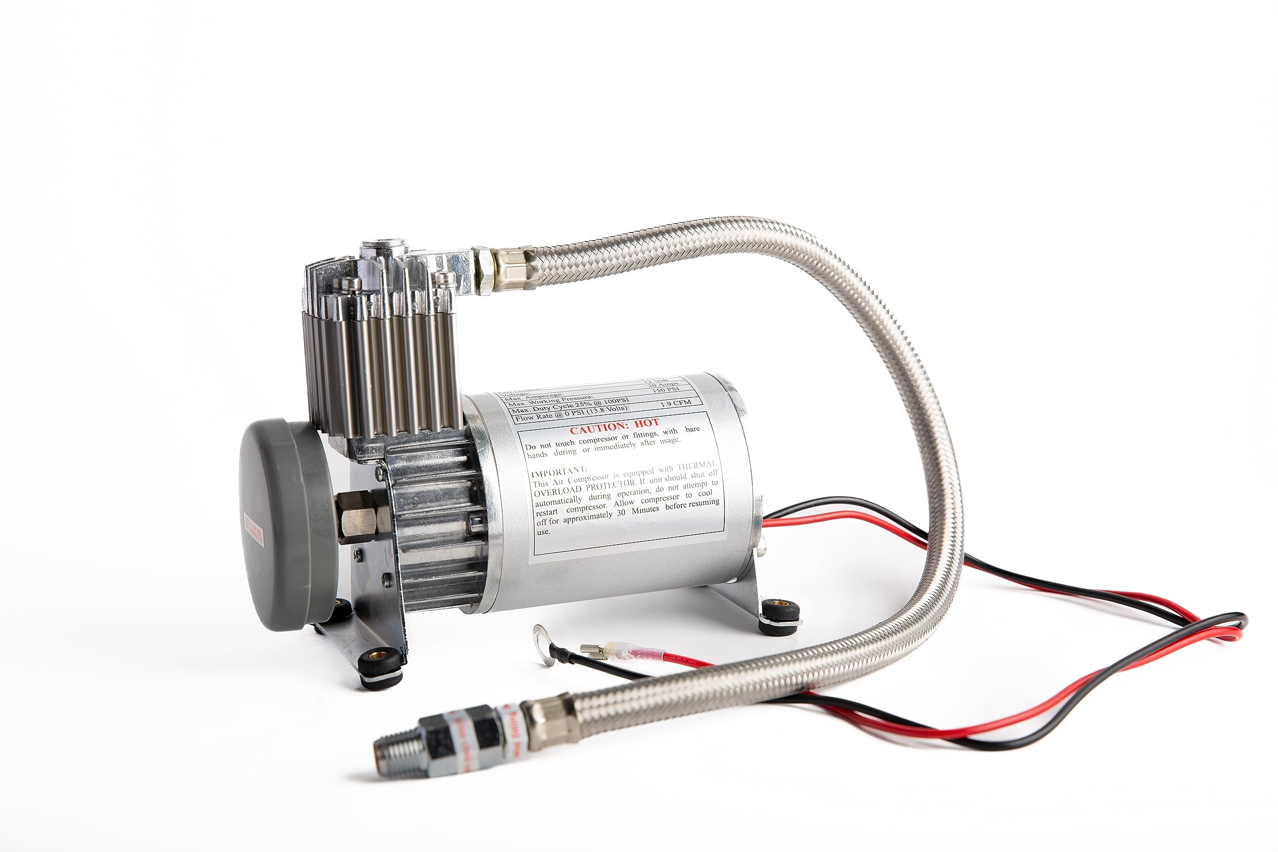 Viking Horns Heavy Duty 150 PSI Air Compressor for Train Air Horns & Air Suspension Systems - Perfect for Trucks, Boats & Off-Road Vehicles