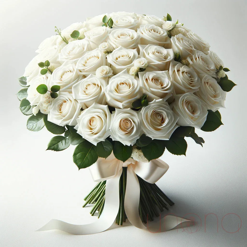 25 Stunning Roses Bouquet - Fresh Long-Lasting Flowers for Anniversaries, Weddings & Romantic Gifts