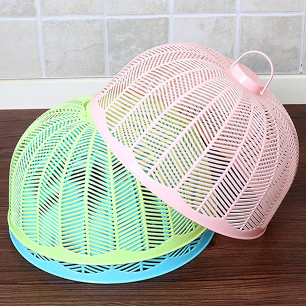 Bestoyard 9-Piece Reusable Plastic Food Covers - Mesh Dish Covers for Fruits, Plates, Cakes & Cheese - BPA-Free Kitchen Food Protectors for Parties, Picnics & Home Dining