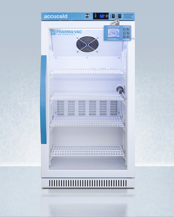 Accucold 2.83 Cu.Ft. Medical Vaccine Refrigerator with ADA Compliant Height - ARG31PVBIADADL2B | Perfect for Clinics, Pharmacies & Vaccine Storage