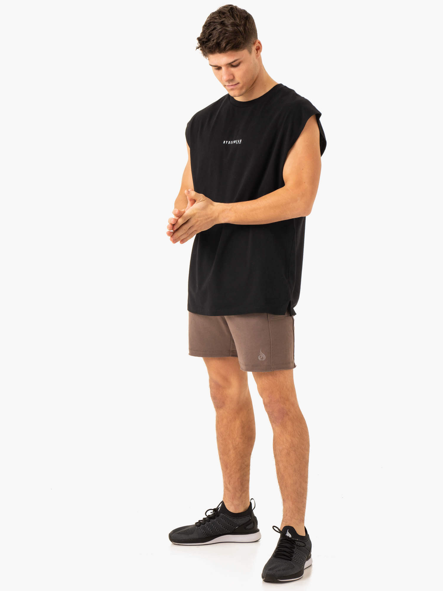 Men's Pursuit Track Shorts - Comfortable Athletic Running Shorts in Taupe for Gym, Workout & Casual Wear