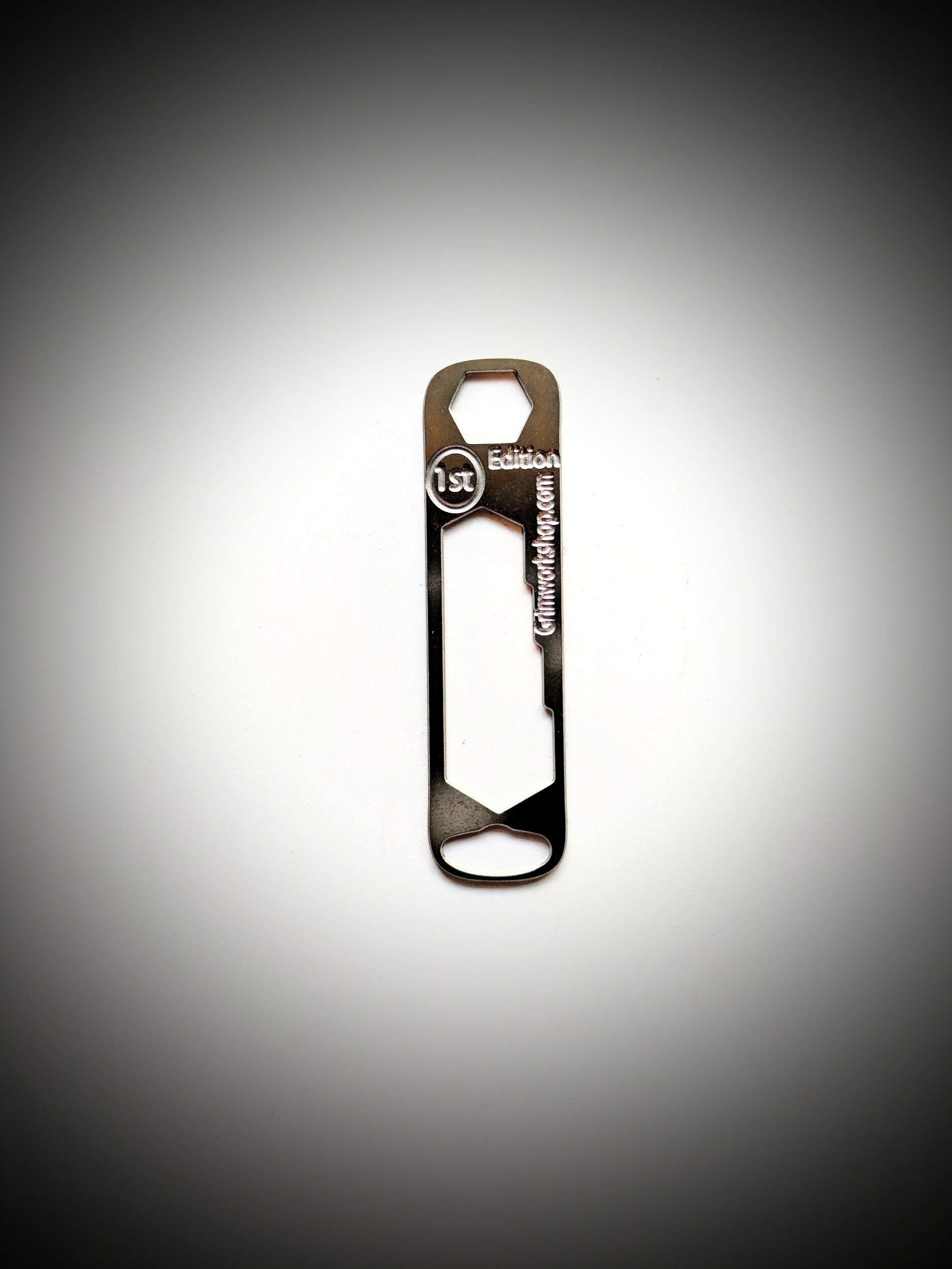 Grim Workshop Multi-Wrench Micro Tool - Compact & Versatile Pocket Wrench for Bikes, Cars, Camping & Emergency Repairs