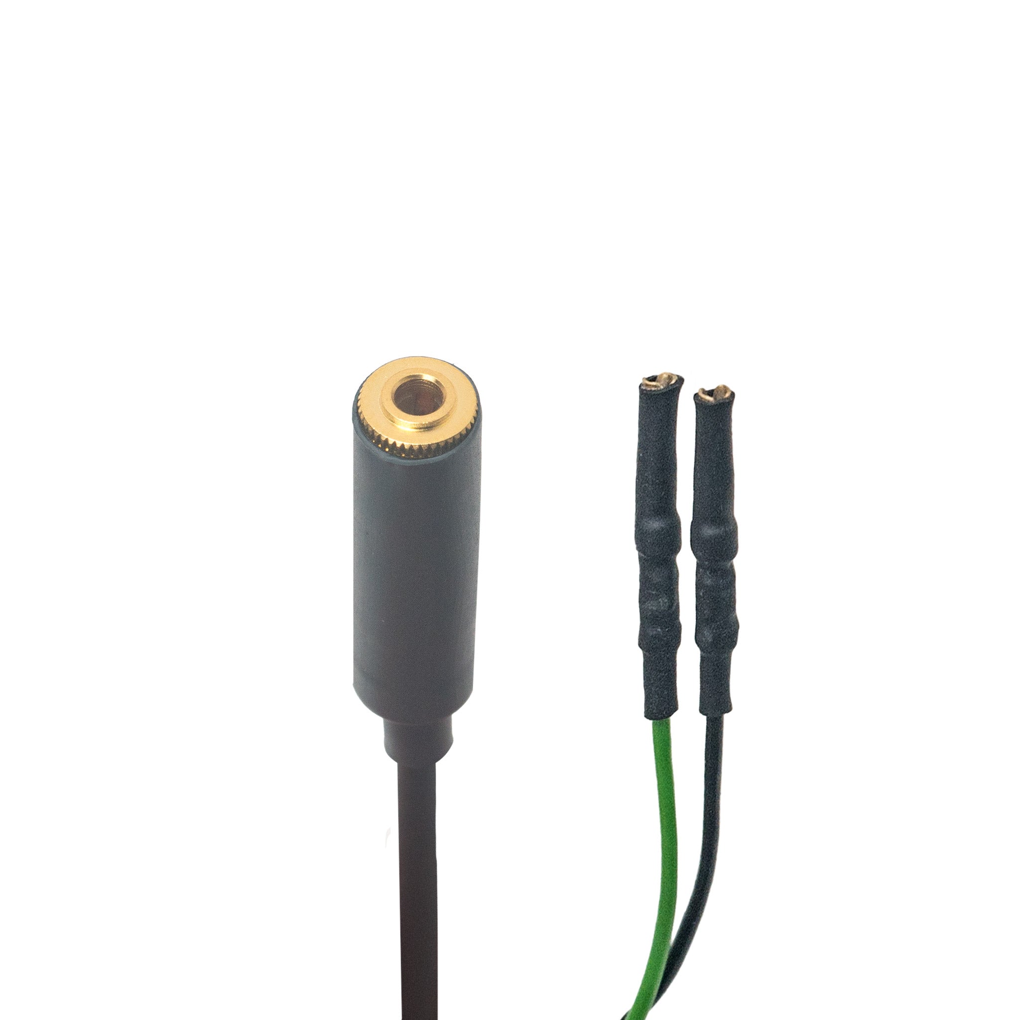 HKP 123100ST Earpiece Connector Cable - 3.5mm Mono/Stereo Audio Cable for Headphones, Headsets, and Communication Devices | Perfect for Call Centers, Security Systems, and Office Equipment