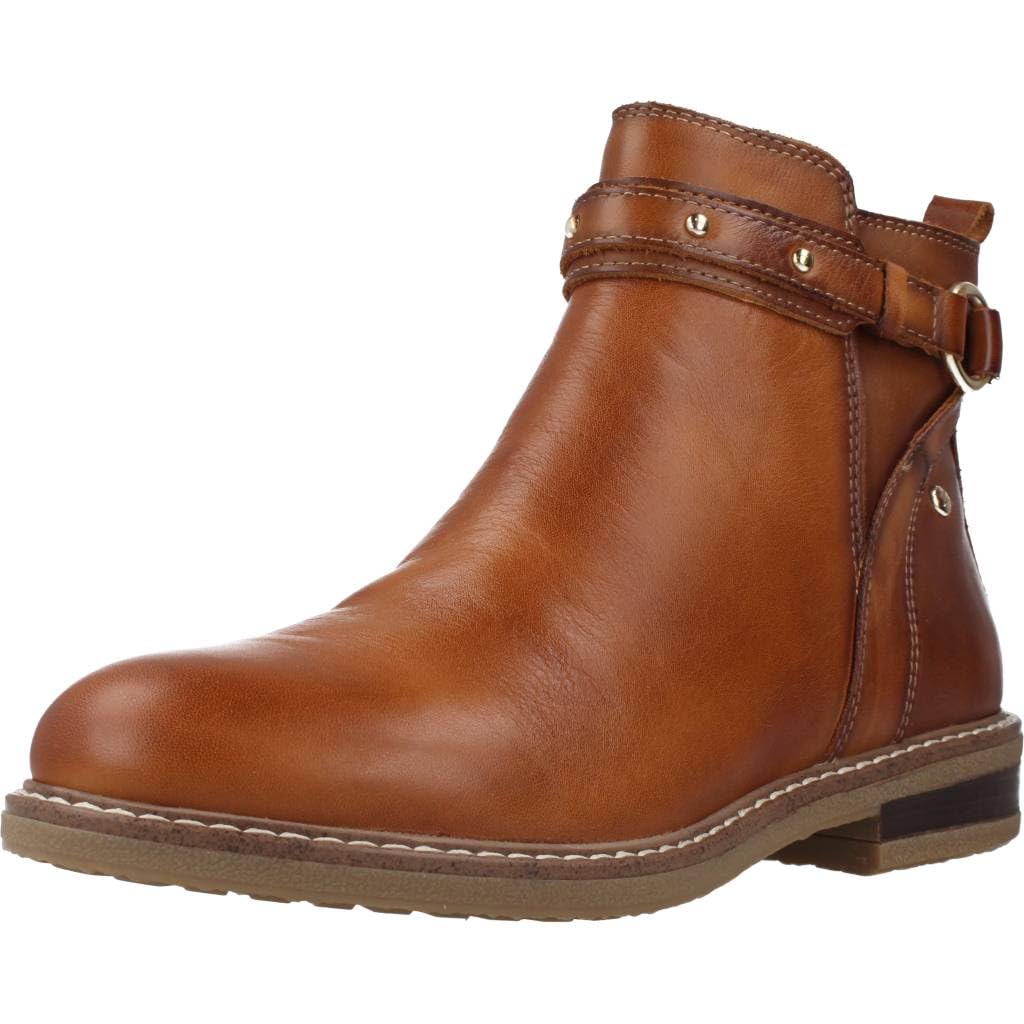 PIKOLINOS Women's Aldaya Leather Flat Ankle Boots - Comfortable & Stylish for Casual Wear, Office & Travel