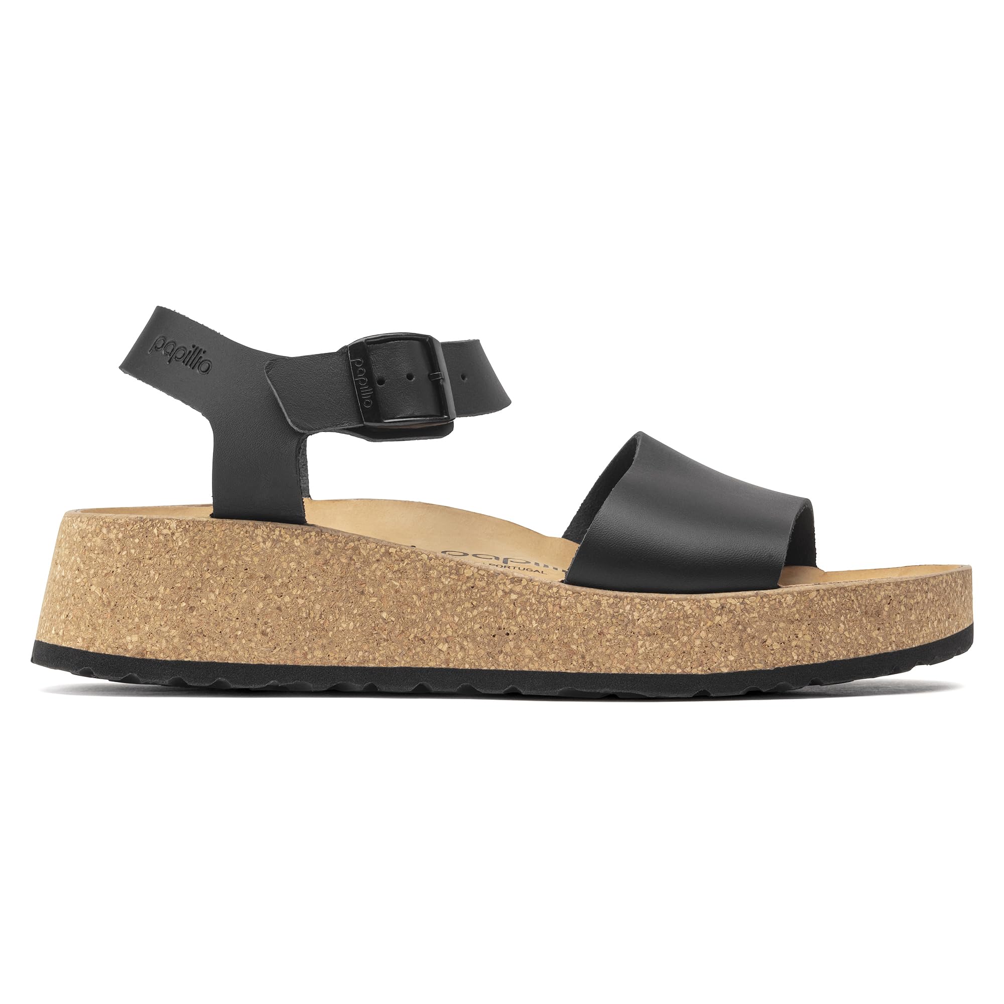Birkenstock Women's Sierra Black Oil Leather Ankle Strap Sandals - Comfortable & Stylish for Casual Wear, Walking, and Outdoor Activities