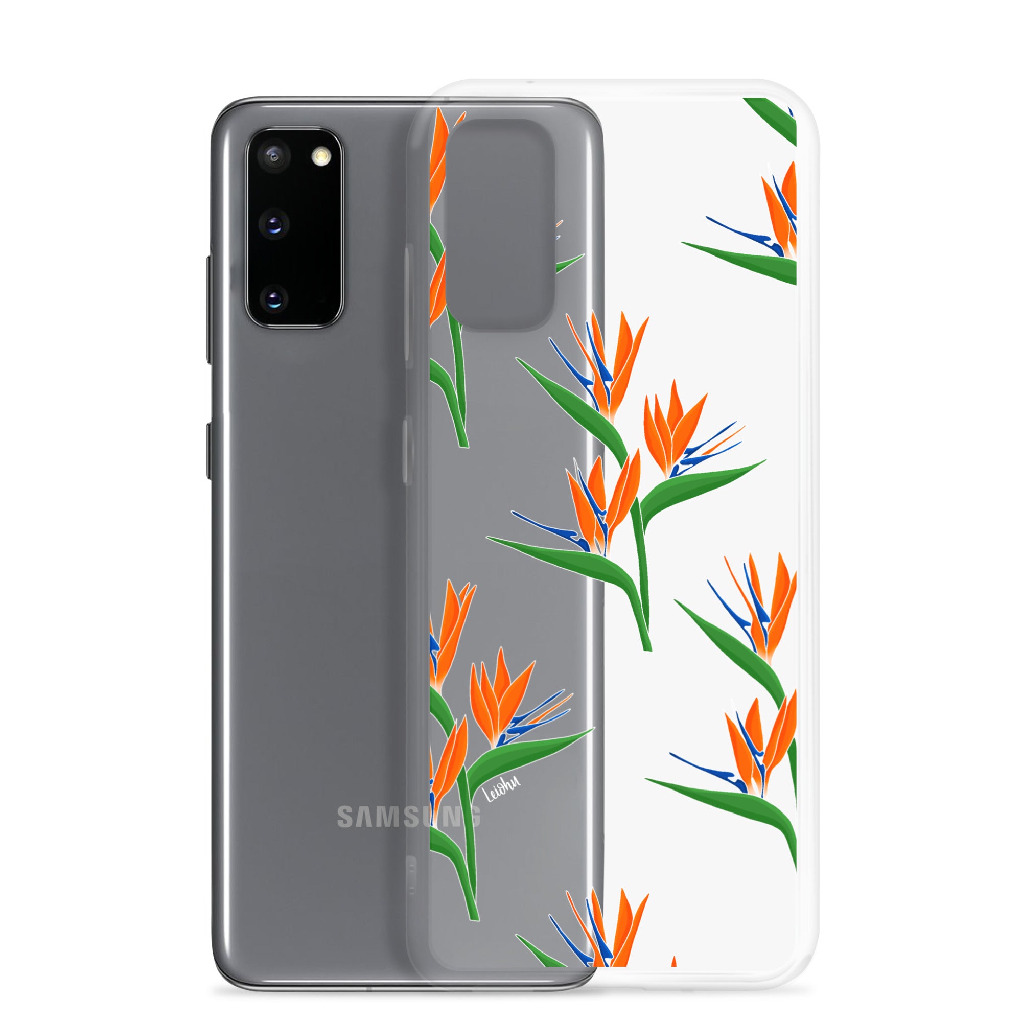Bird of Paradise Clear Phone Case for Samsung Galaxy - Slim Protective Cover for Everyday Use & Travel