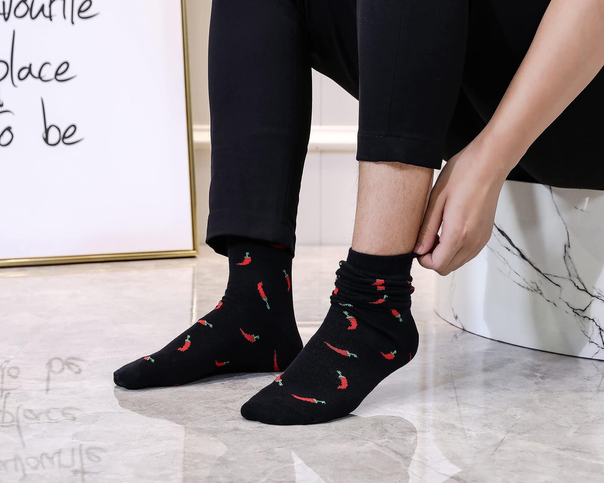 GLENMEARL Men's Dress Socks 10 Pack - Premium Combed Cotton Funny Patterned Socks for Business & Casual Wear - Colorful Novelty Happy Socks for Office, Party & Daily Use