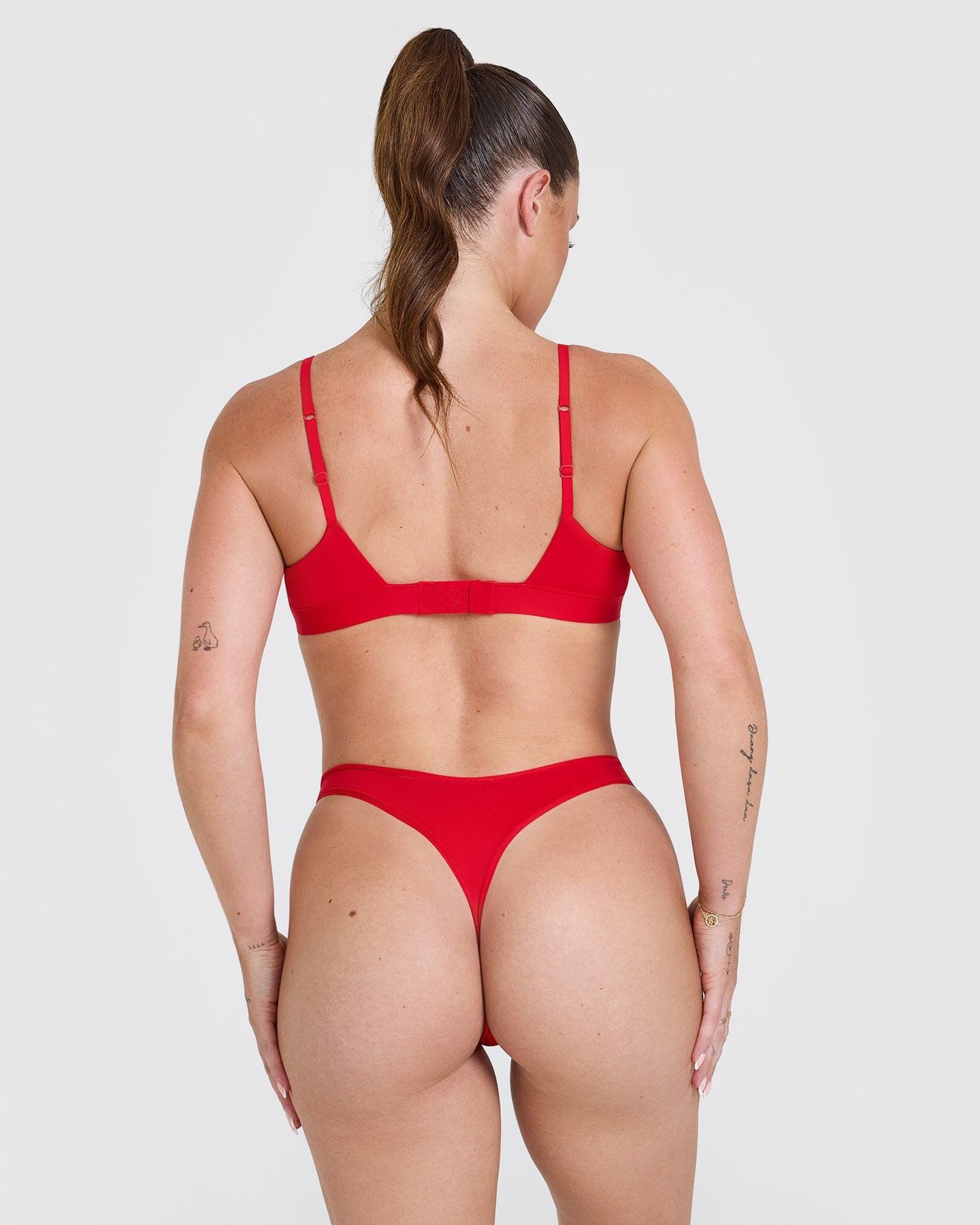 Silhouette Bralette - Sexy Muscle Mommy Red Sports Bra for Women | Perfect for Gym Workouts, Yoga & Fitness Training