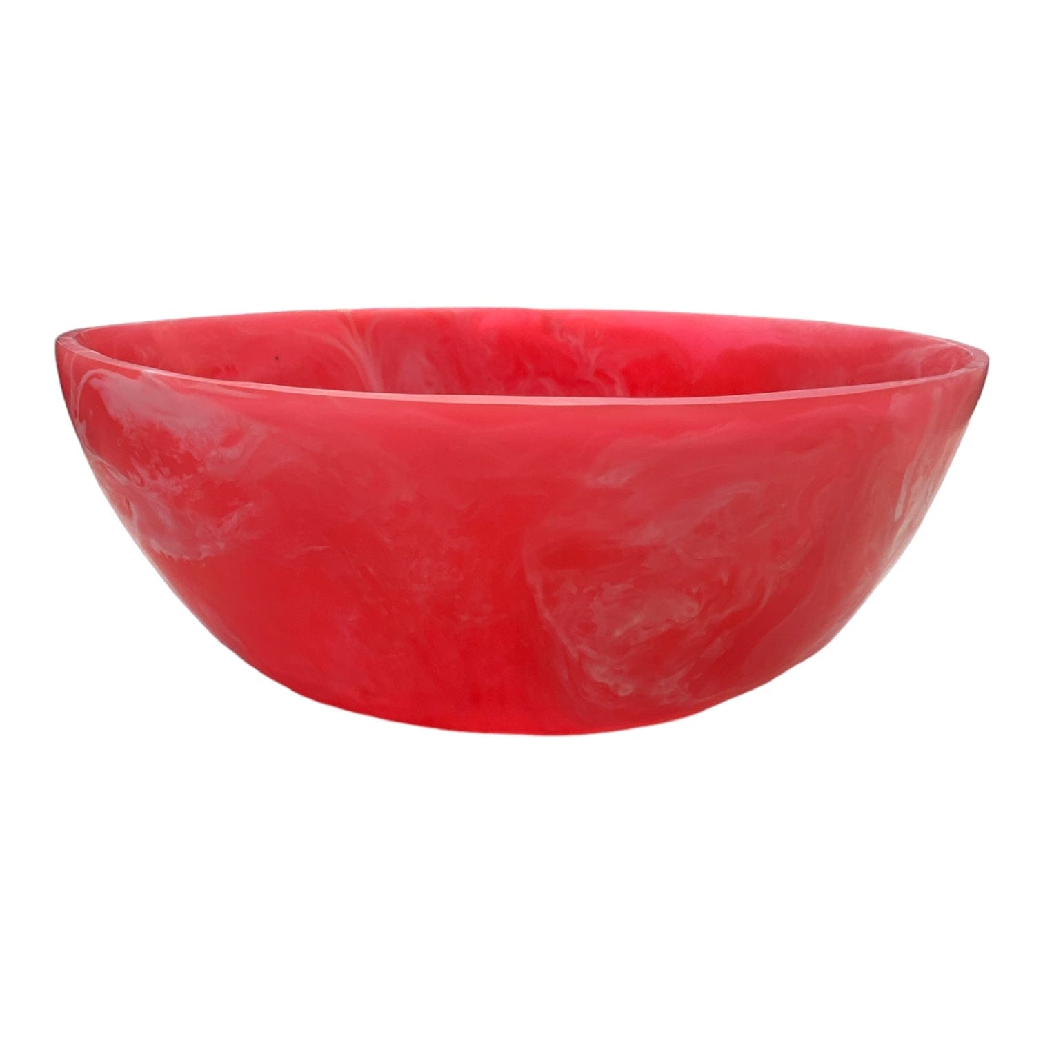 Handmade Poppy Swirl Resin Bowl - Unique Decorative Serving Dish for Fruits, Snacks & Home Decor - Perfect for Dining Table Centerpiece, Kitchen Display & Gift Giving