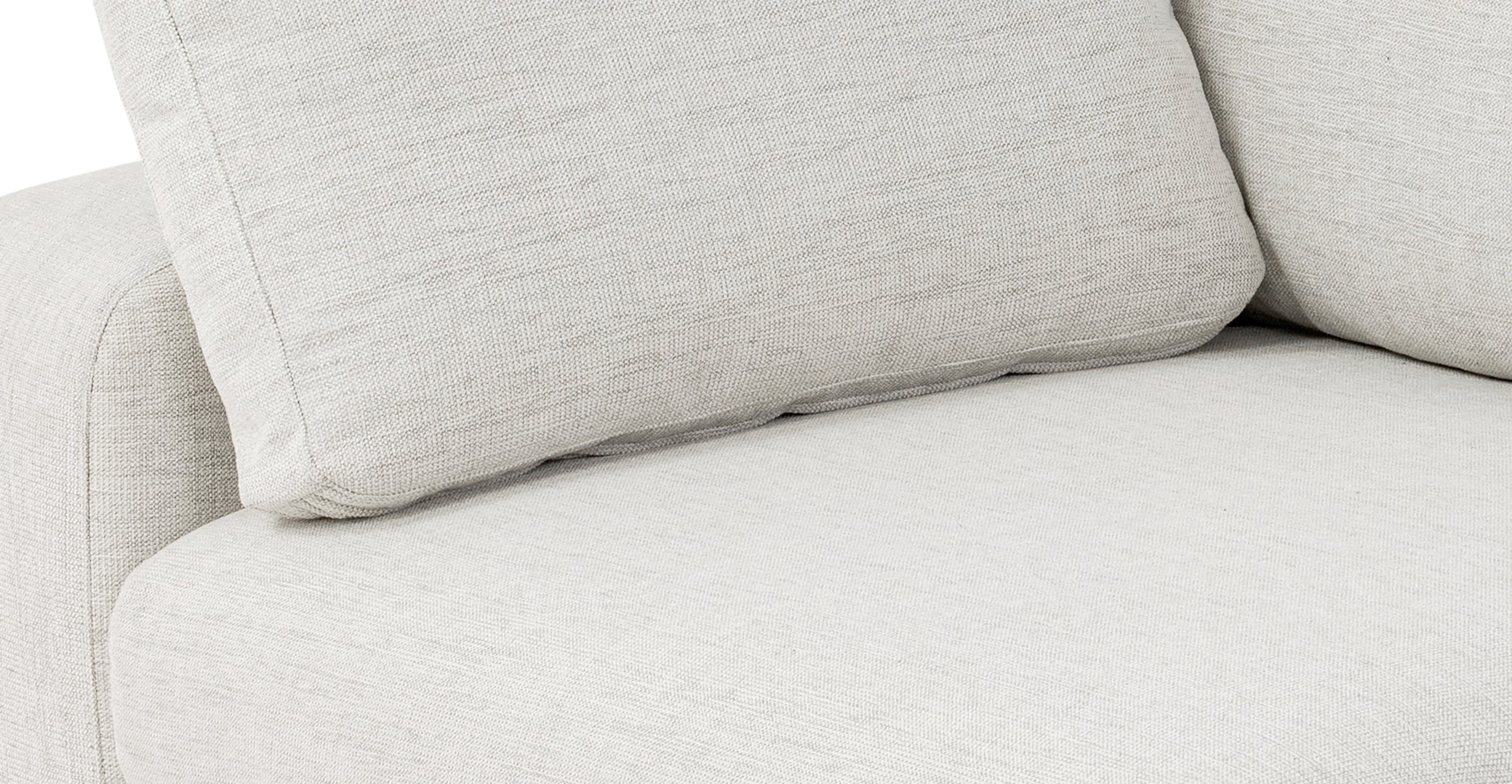 Malaga Right Facing Sectional Sofa - Modern L-Shaped Couch with Reversible Chaise for Living Room, Family Room & Home Theater | Comfortable Fabric Upholstery