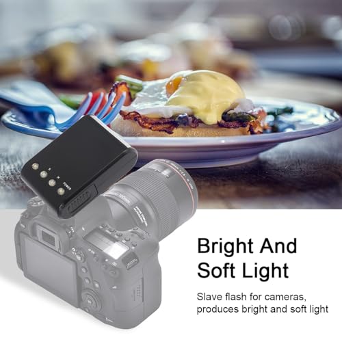 Mini Portable On-Camera Flash with Hot Shoe Mount - Digital DSLR Flashlight for Photography, Vlogging & Studio Shooting