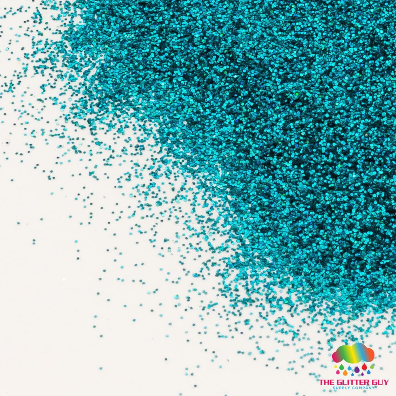 Premium Turquoise Holographic Glitter - 3.7oz Fine 1/96