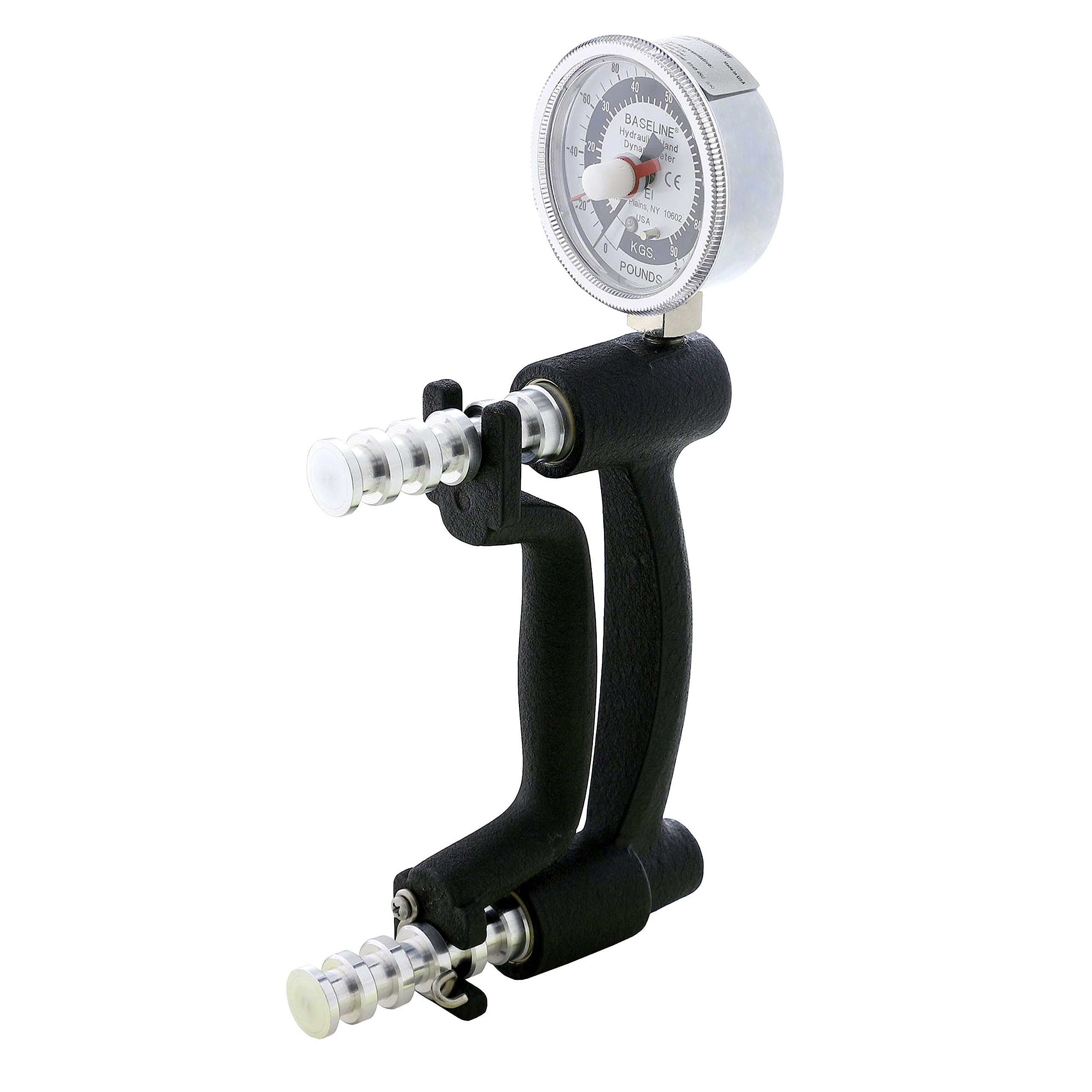 Baseline HD Hand Dynamometer - 200 lb Capacity Grip Strength Tester for Physical Therapy, Fitness & Rehabilitation - Perfect for Athletes, Therapists & Home Use