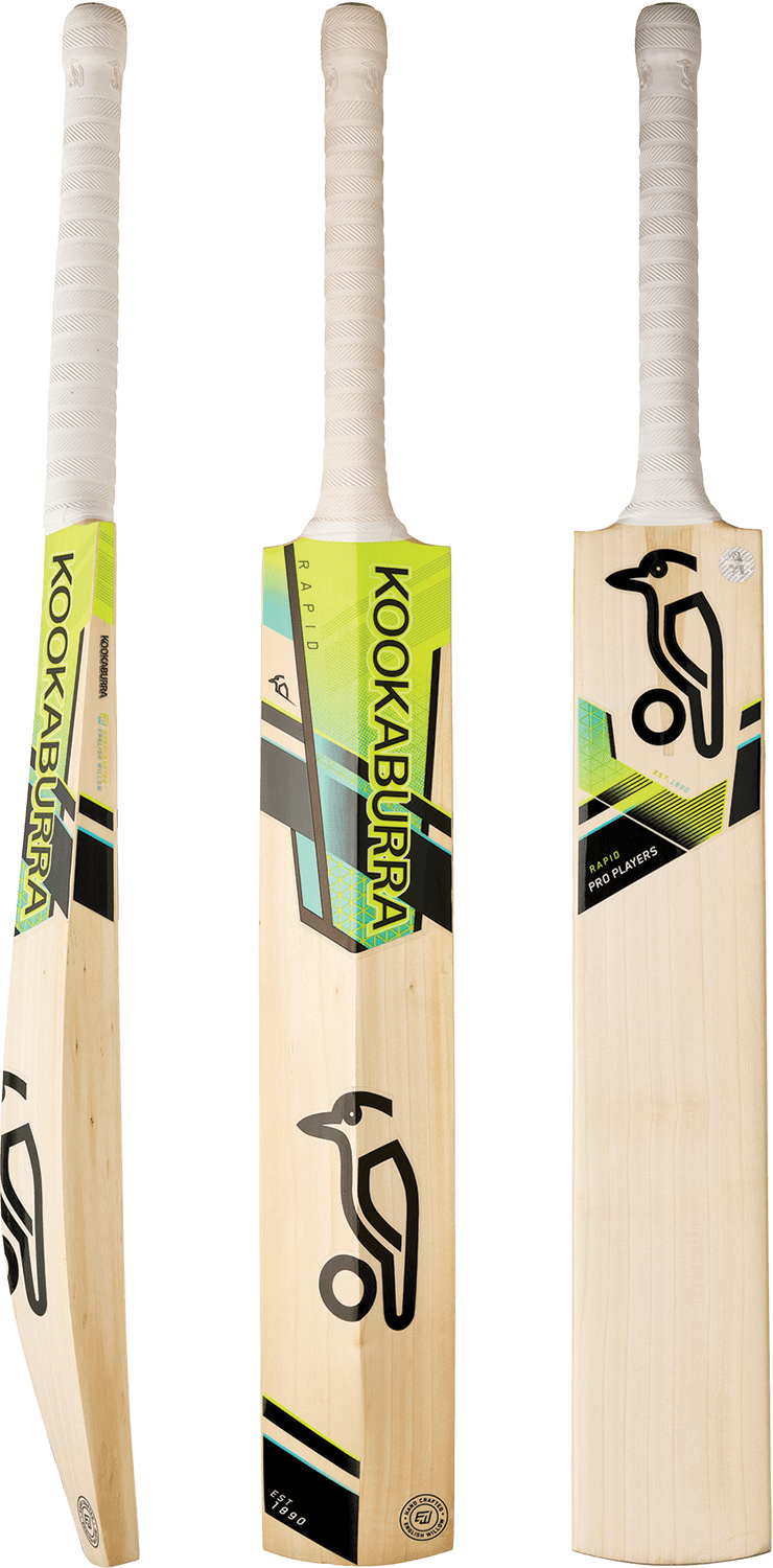 Kookaburra Rapid Pro Players Adult Cricket Bat - Premium English Willow for Professional & Club Cricket Matches | Perfect for Training, Tournaments & Competitive Play