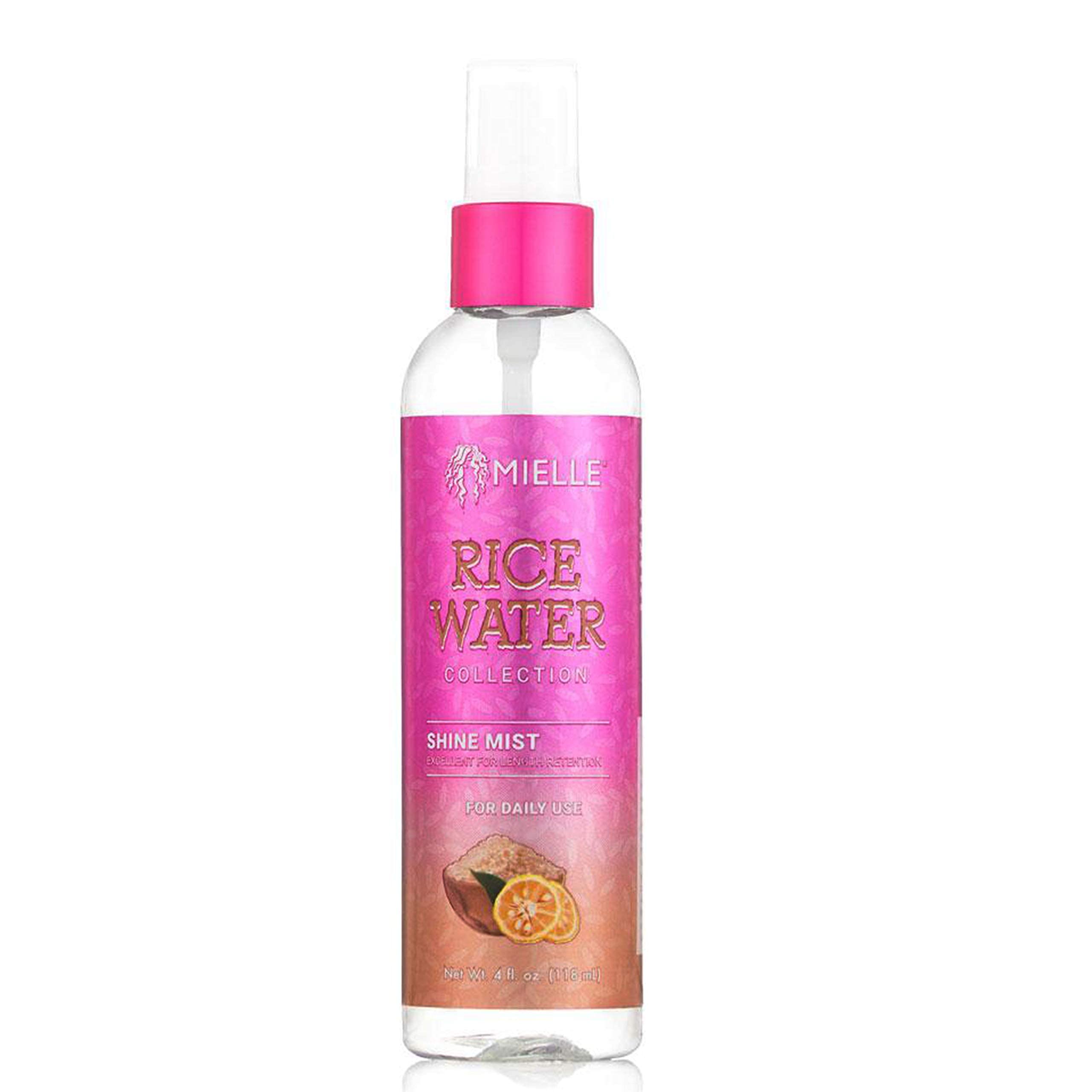 MIELLE Rice Water Collection Combo - Hair Milk, Hair Masque, Split End Treatment & Shine Mist for Hydration & Repair | Perfect for Dry, Damaged Hair & Salon-Quality Hair Care at Home
