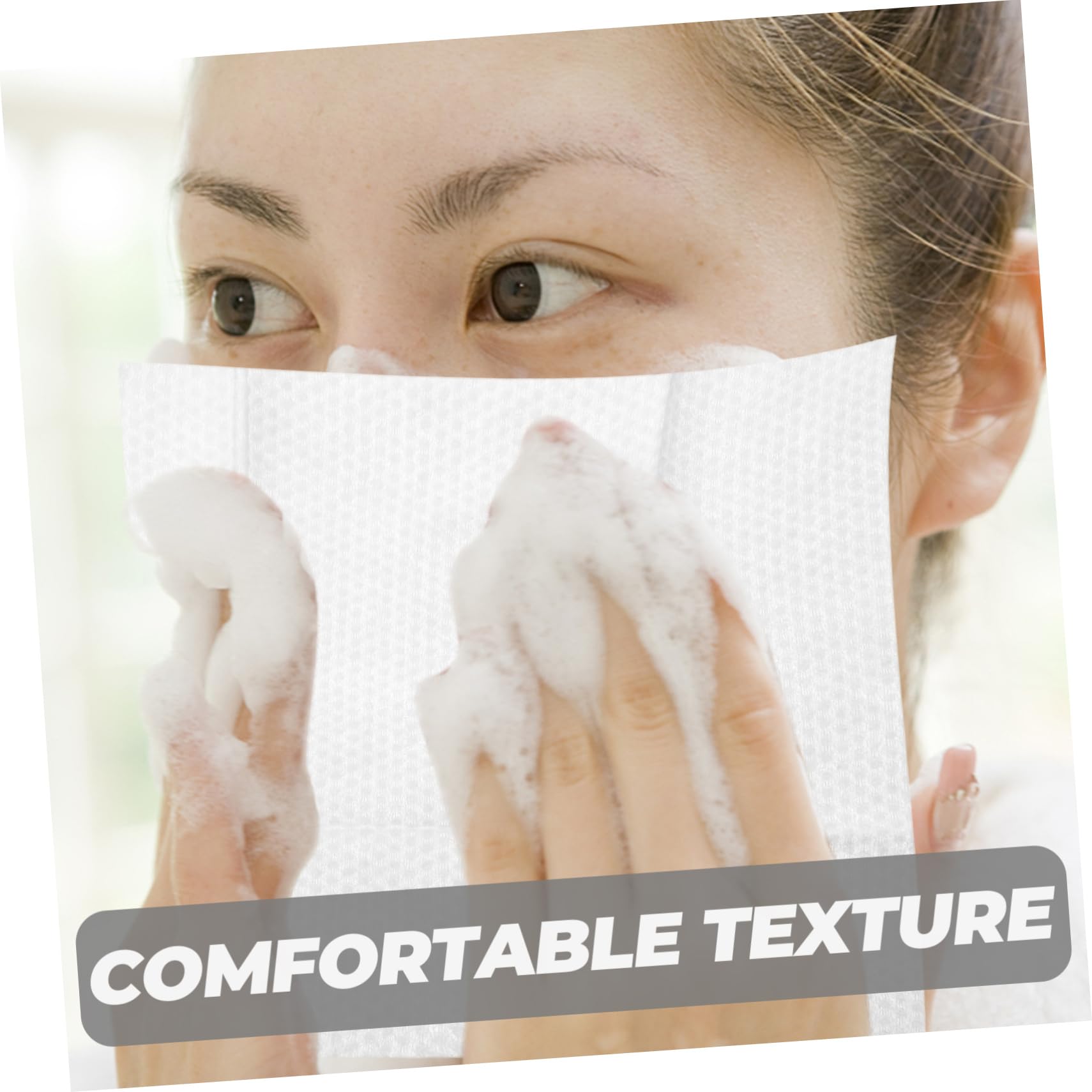 1 Pack Makeup Remover Towel - Gentle Facial Cleansing Cloth for All Skin Types | Soft Cotton Reusable Face Towel | Perfect for Travel, Gym & Daily Skincare Routine