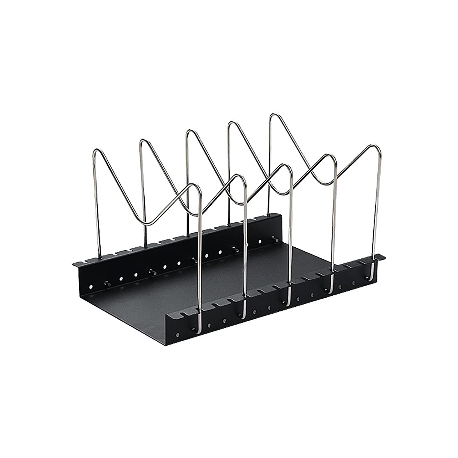 Non-Slip Yiser Spoon Holder for Kitchen Counters - Heat Resistant Kitchen Gadget with Drip Pad & Cloth Holder (Black, One Size) - Perfect for Cooking, Baking & Serving