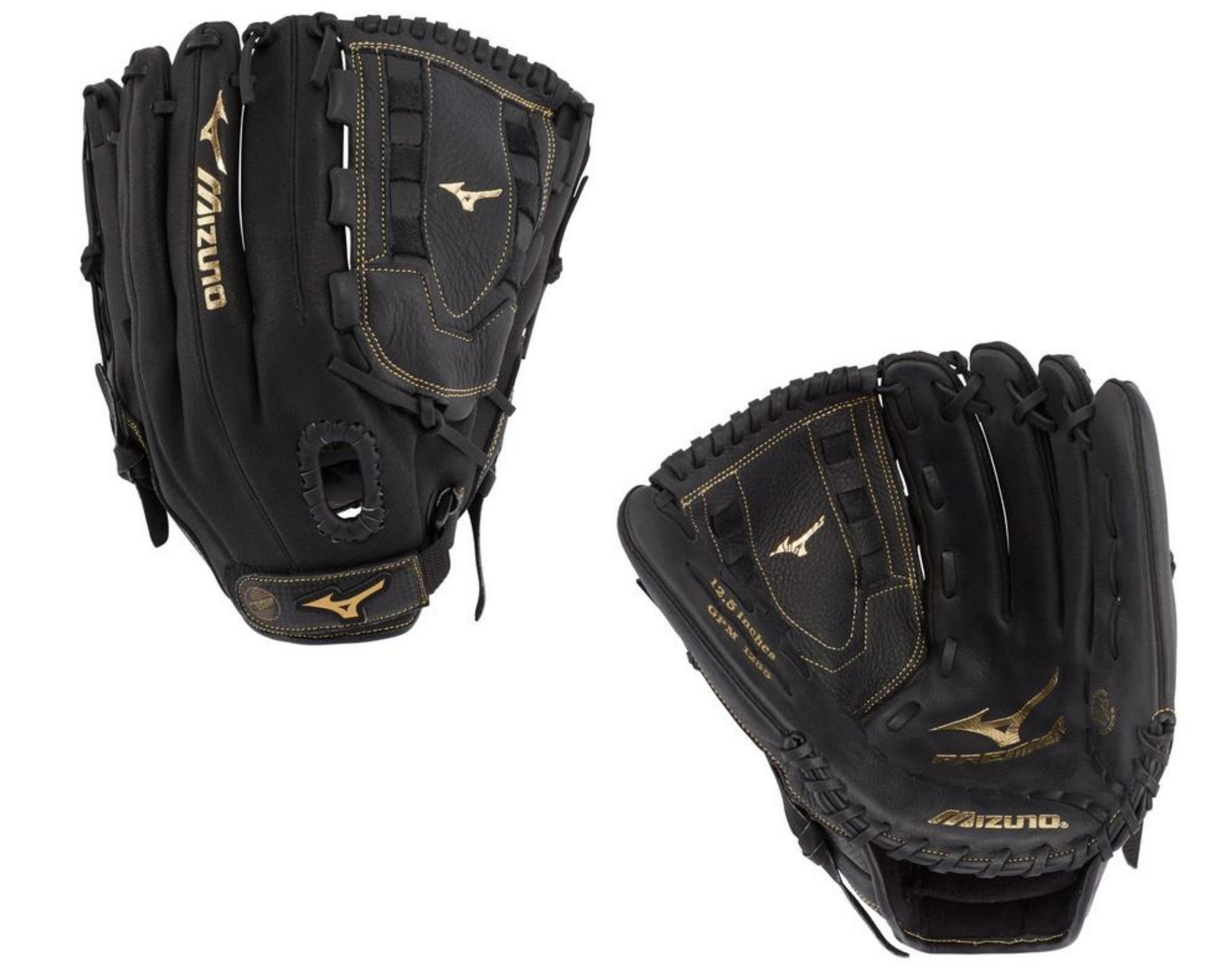 Mizuno Premier 12.5 Inch Baseball & Softball Glove - Professional Quality Leather Mitt for Youth & Adult Players - Perfect for Training, Games & Field Practice