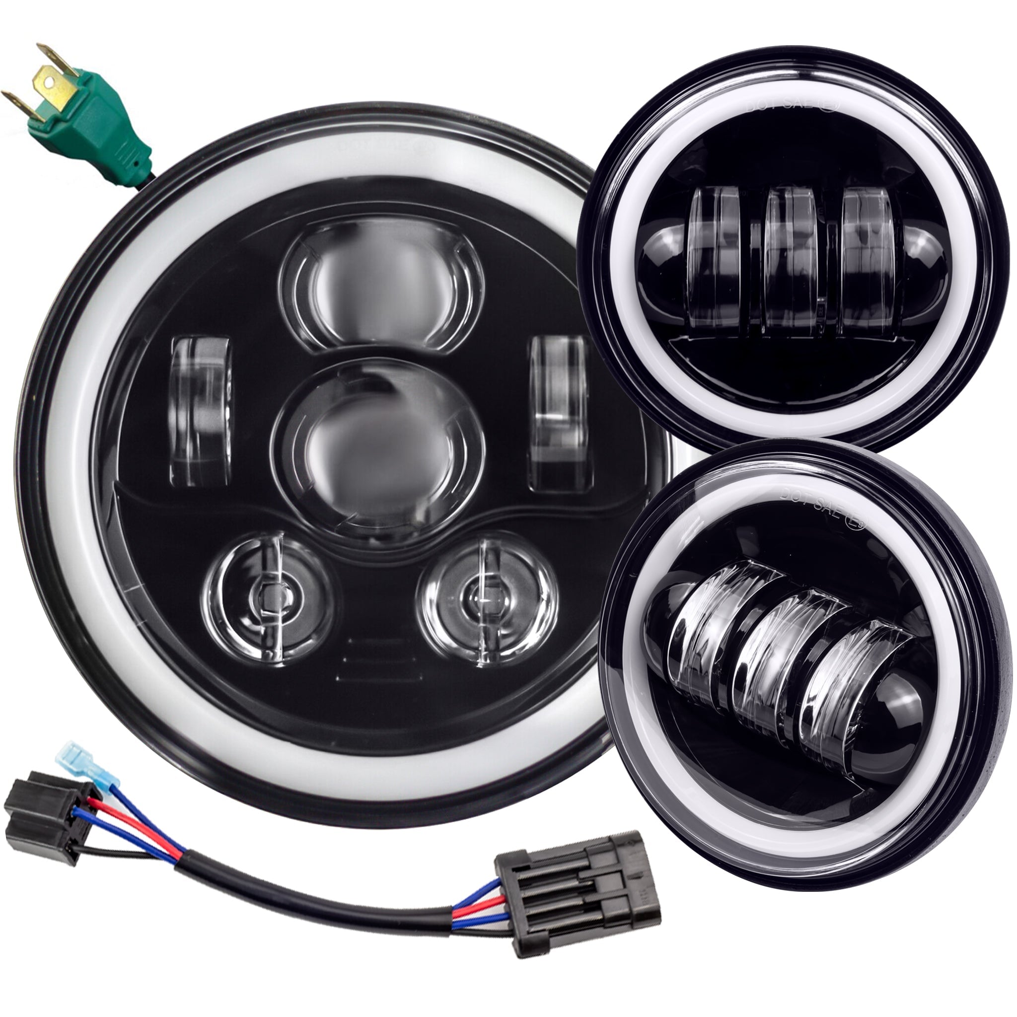 Eagle Lights 7 LED Headlight & 4.5