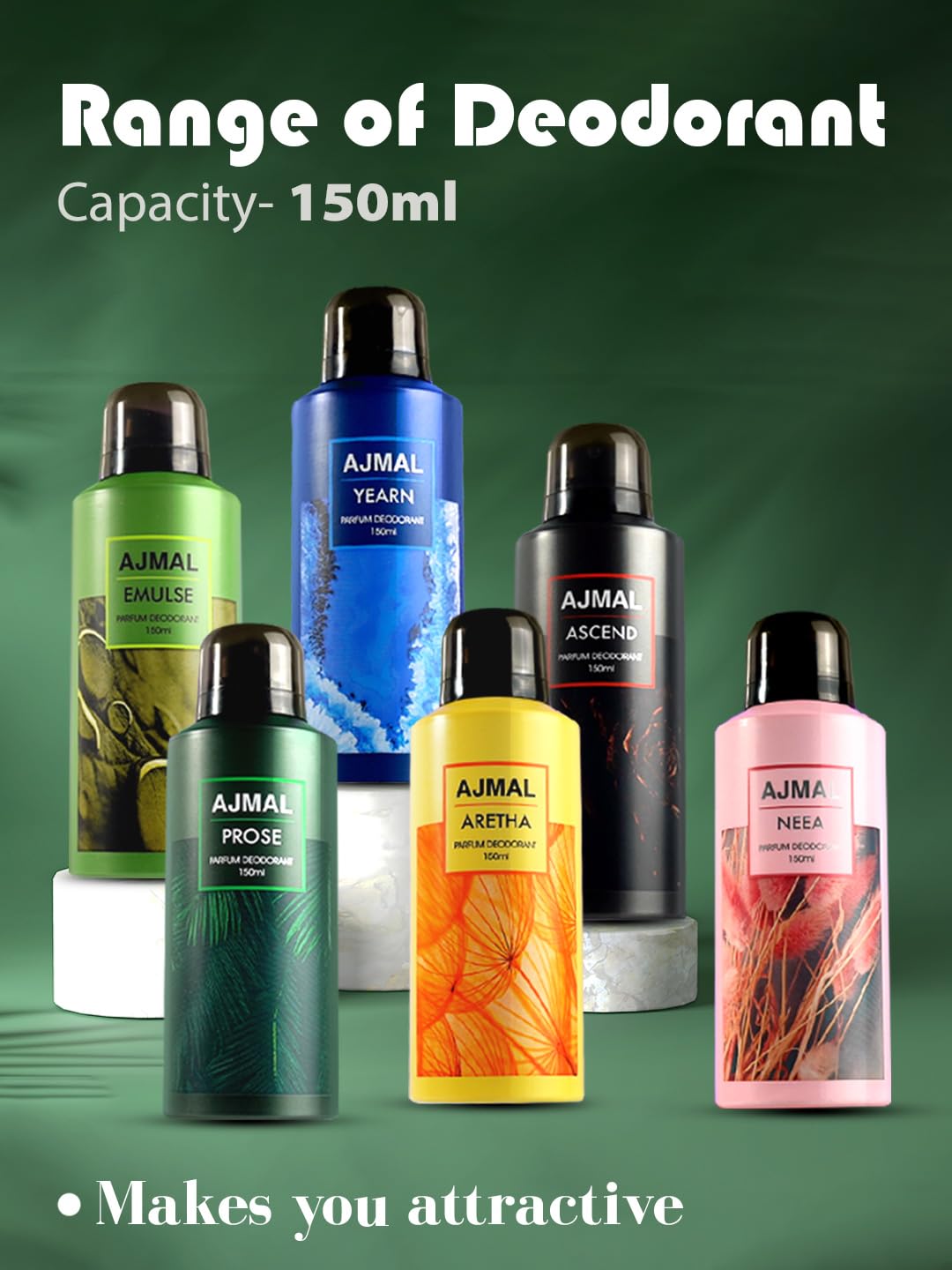 Ajmal Aretha Deodorant for Women - 150ML Fruity Perfume Spray with Long Lasting Fragrance | Gift Set, Online Exclusive | Perfect for Daily Wear, Office & Special Occasions