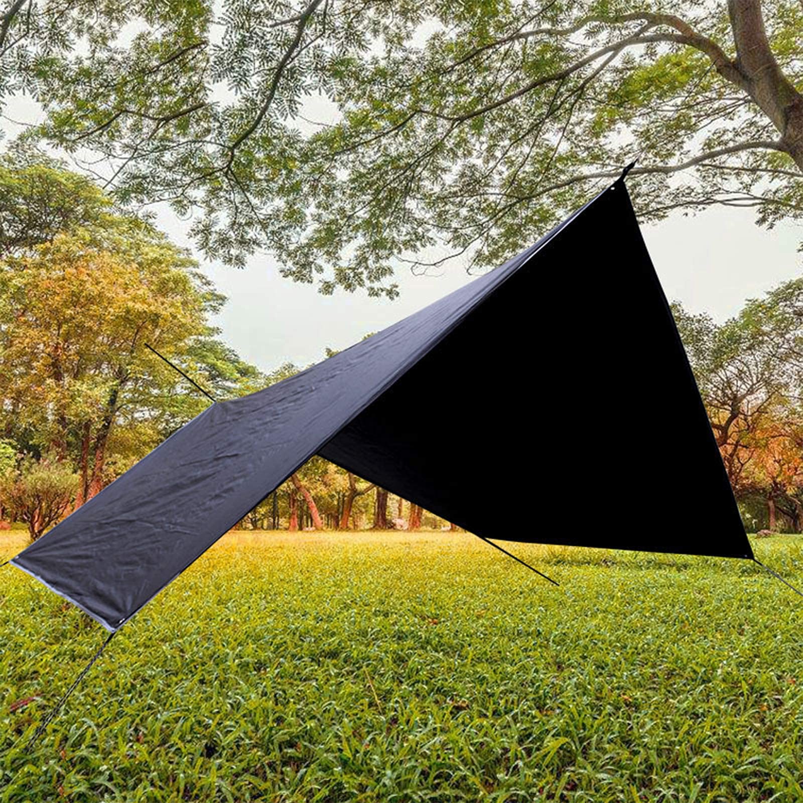 Large Beach Tent Sun Shelter - Portable 5-6 Person Waterproof Camping Canopy for Outdoor Activities | UV Protection Sun Shade for Beach, Picnic, Fishing & Family Trips (Black)