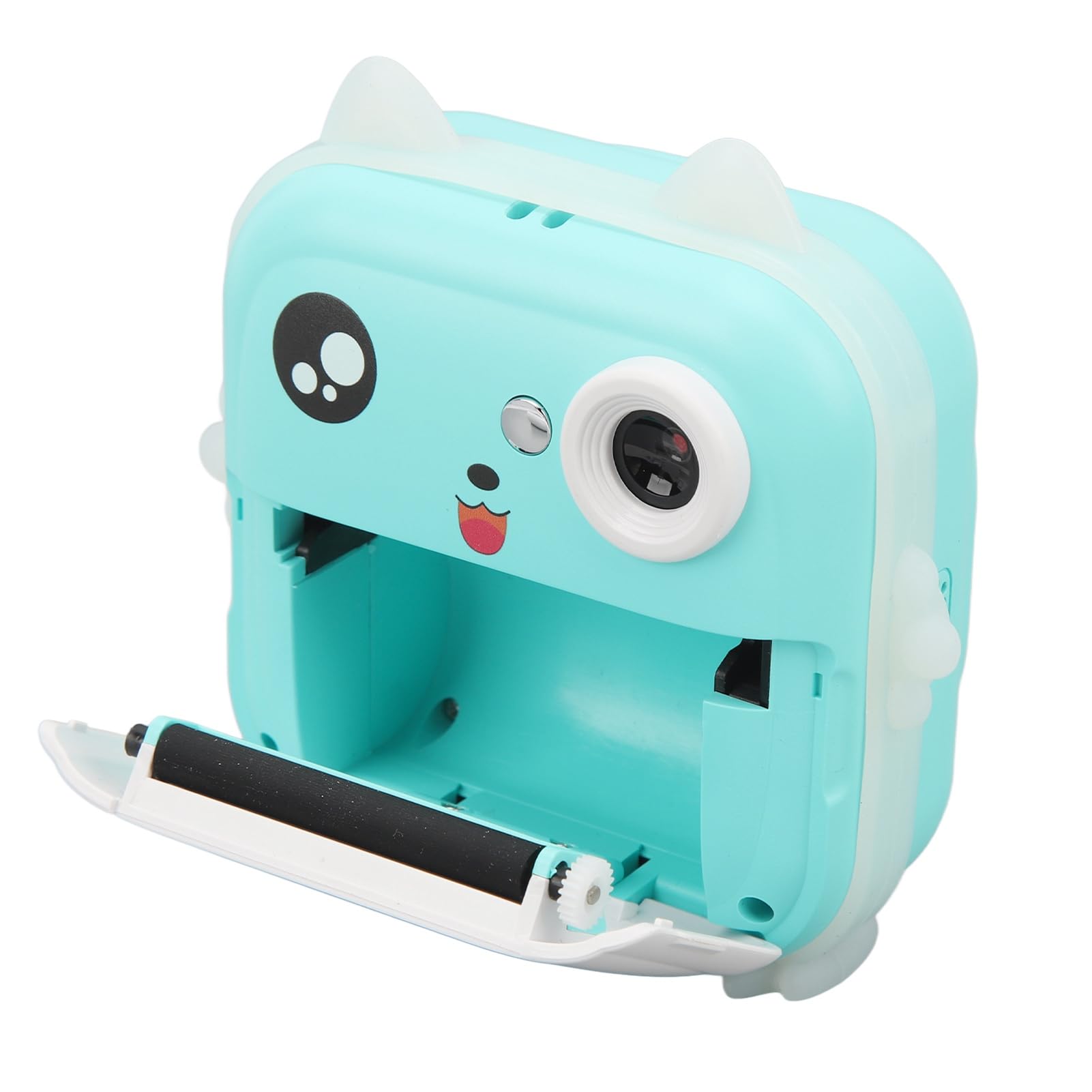 24MP Multi M Cartoon Digital Camera with Thermal Printer - Portable Pocket-Sized Kids Camera for Creative Photography (Blue) | Perfect for Birthday Gifts, Travel Souvenirs & DIY Art Projects