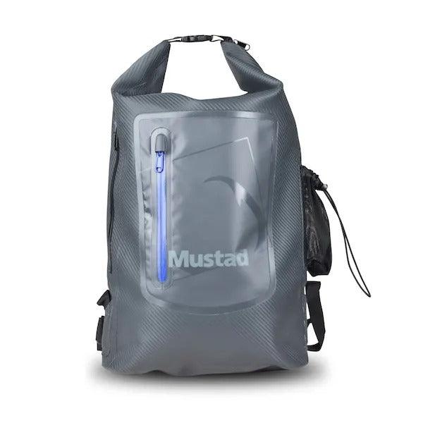 Mustad MB010 Dry Backpack - Waterproof Hiking Backpack for Outdoor Adventures, Travel & Camping - Lightweight & Durable Daypack for Men & Women
