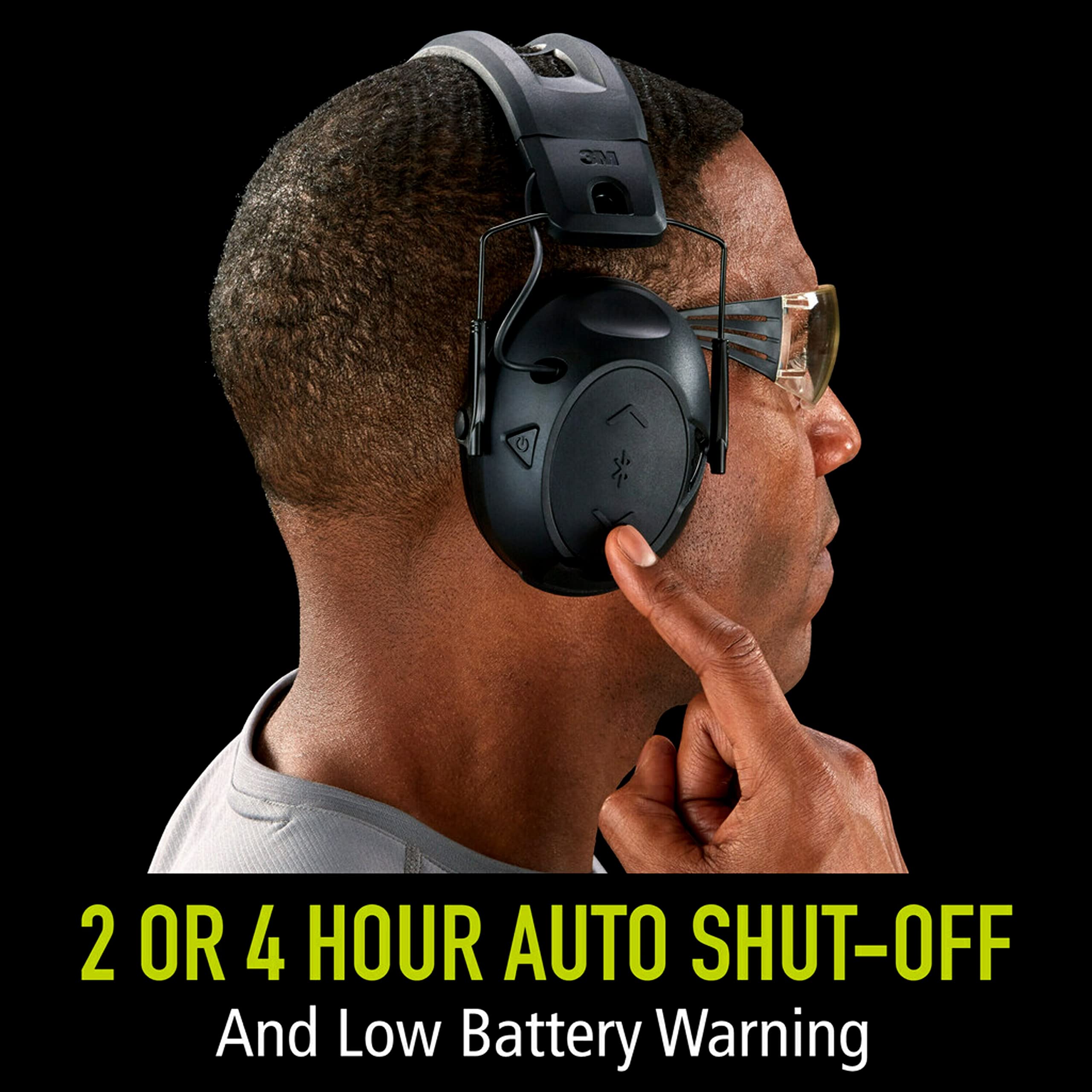 3M Peltor Sport Tactical 500 Smart Electronic Hearing Protector with Disposable Earplugs - Shooting Range, Hunting & Outdoor Noise Protection Gear