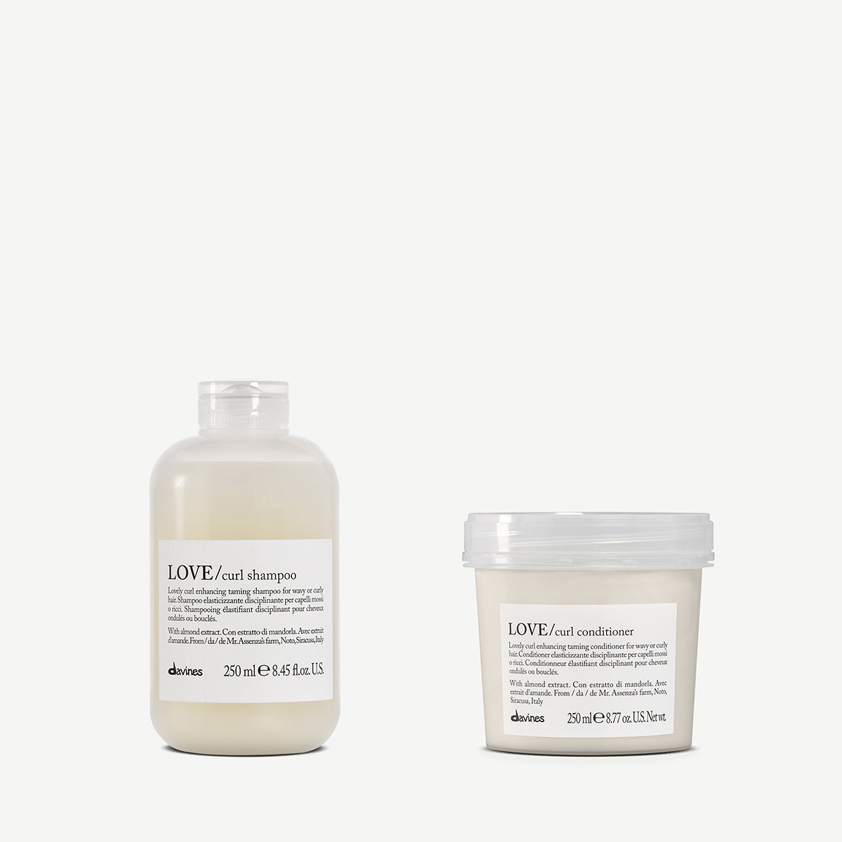 Love Curl Duo - Volumizing & Defining Hair Styling Set for Curly Hair - Perfect for Daily Styling & Special Occasions