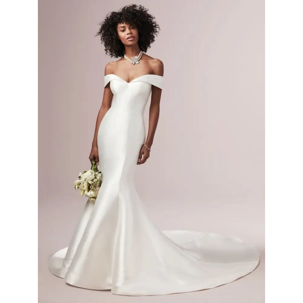 Josie by Rebecca Ingram Wedding Dress – Elegant Lace A-Line Gown for Bridesmaids & Formal Events