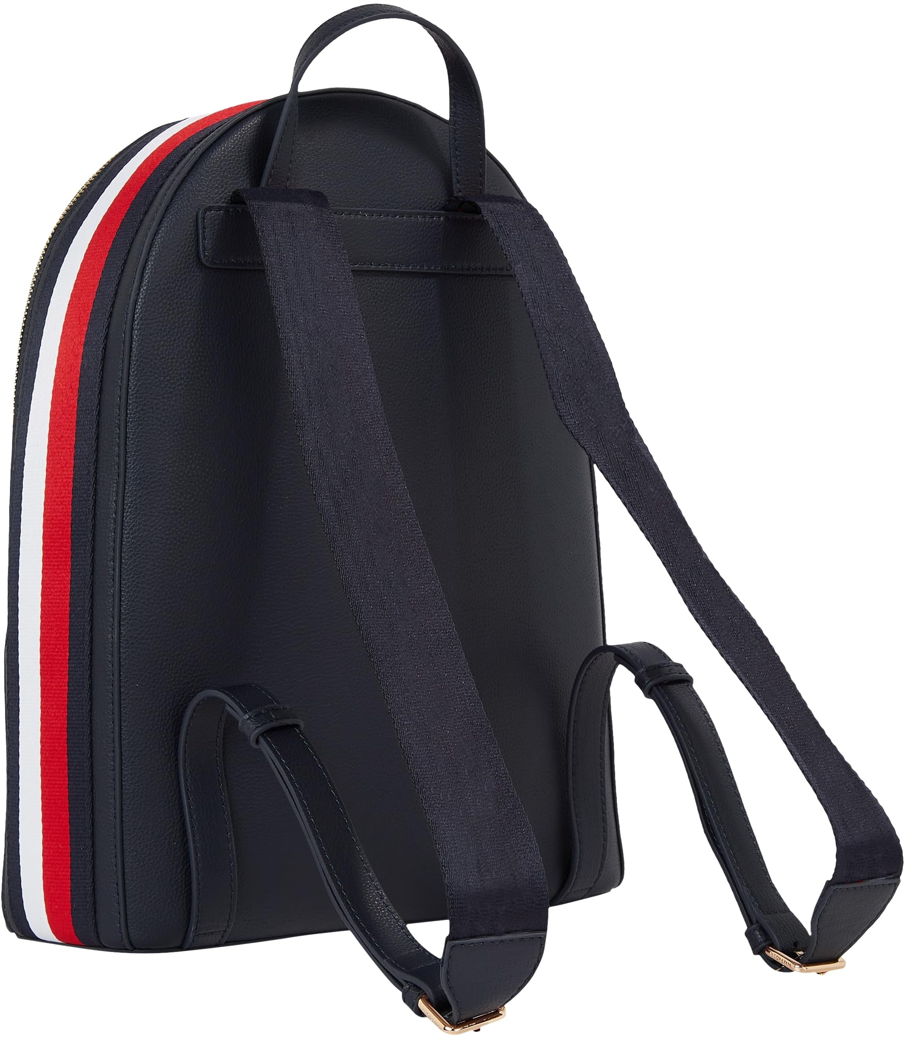 Tommy Hilfiger TH Essential Small Corporate Backpack for Women - Space Blue | Lightweight Laptop Bag for Work, Travel & College | AWOAW15710