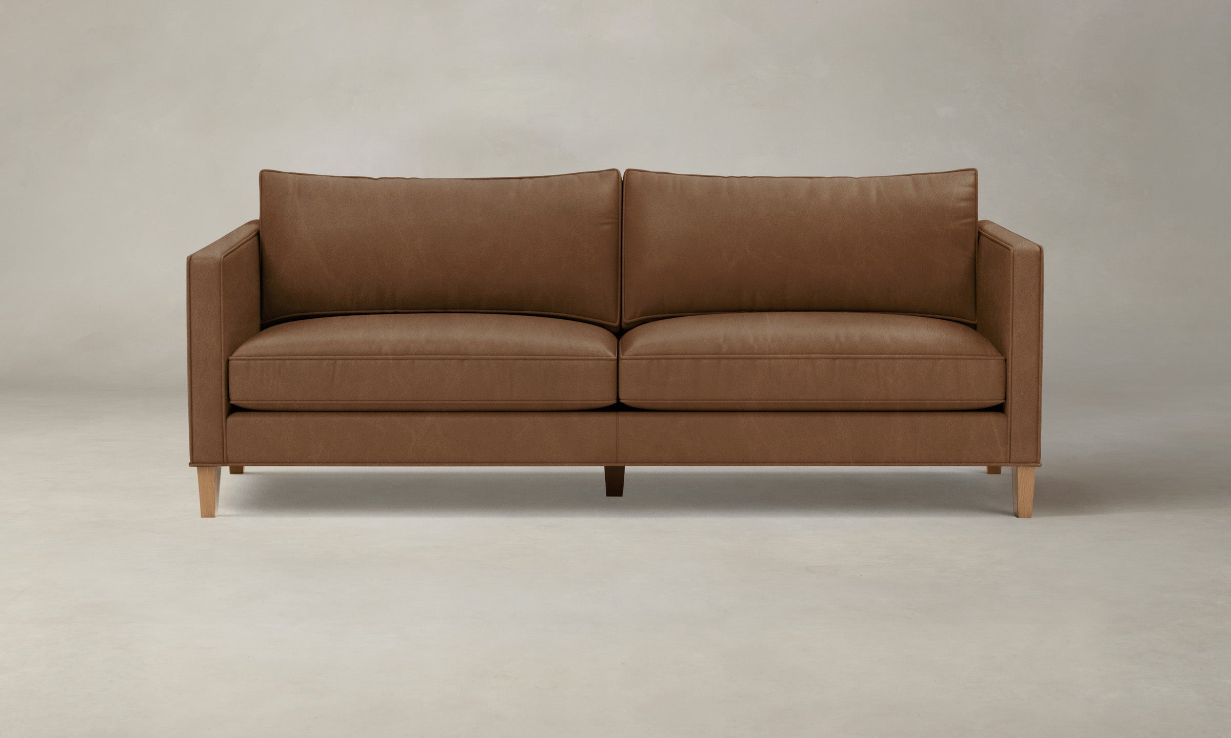 Premium Crosby Sectional Sofa in Tuscan Leather Cognac - Luxurious Living Room Furniture for Home & Office Comfort