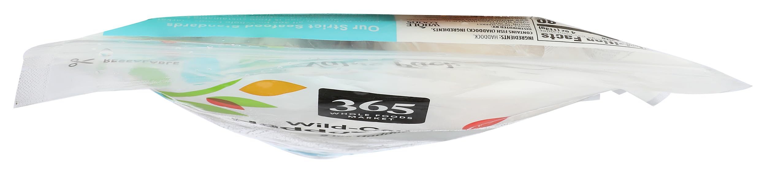 365 by Whole Foods Market, Wild-Caught MSC Certified Haddock Fillet Value Pack - 32oz Frozen Fish Fillet for Grilling, Baking & Healthy Family Meals