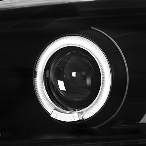 Spec-D Tuning 2LHP-S2K00JM-TM Black Halo LED Projector Headlights for Honda S2000 - High Performance Lighting Upgrade for Night Driving & Car Shows