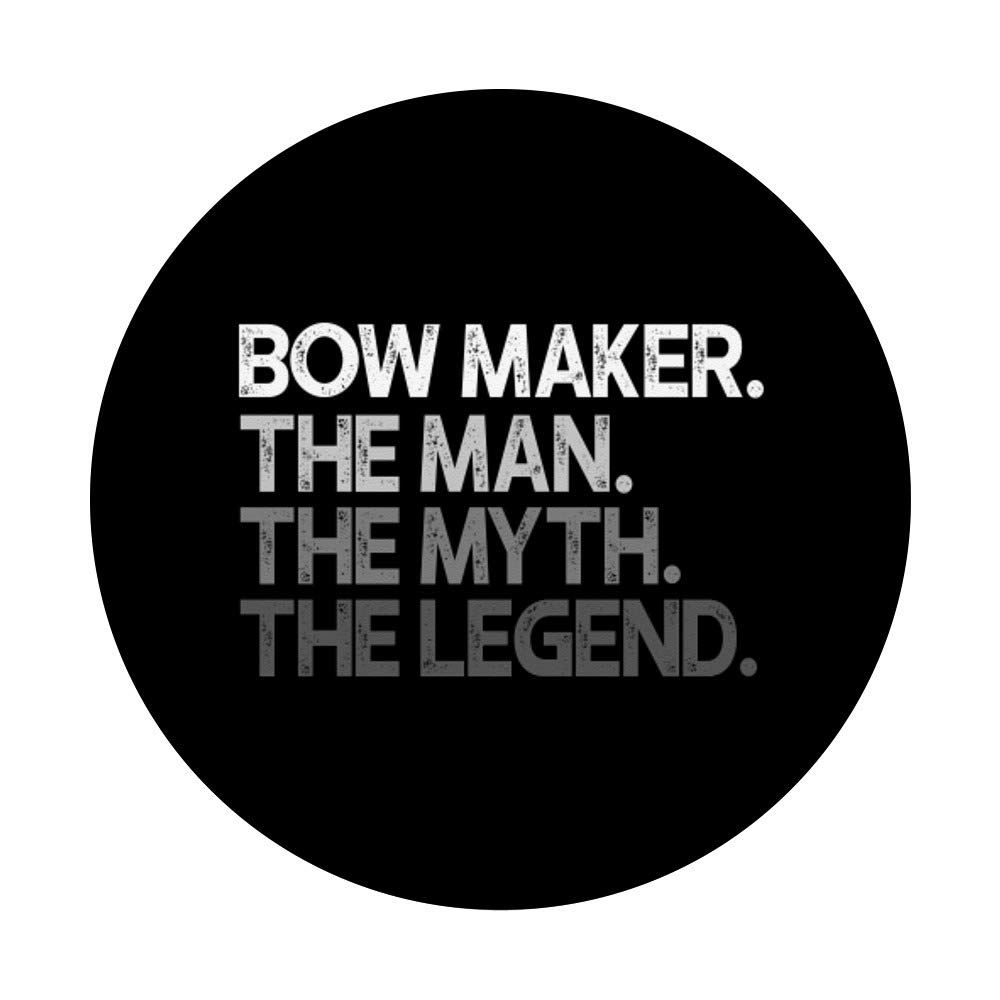 The Man Myth Legend PopSockets Grip and Stand - Phone & Tablet Accessory for Bow Makers | Perfect Gift for Archery Enthusiasts & Phone Users