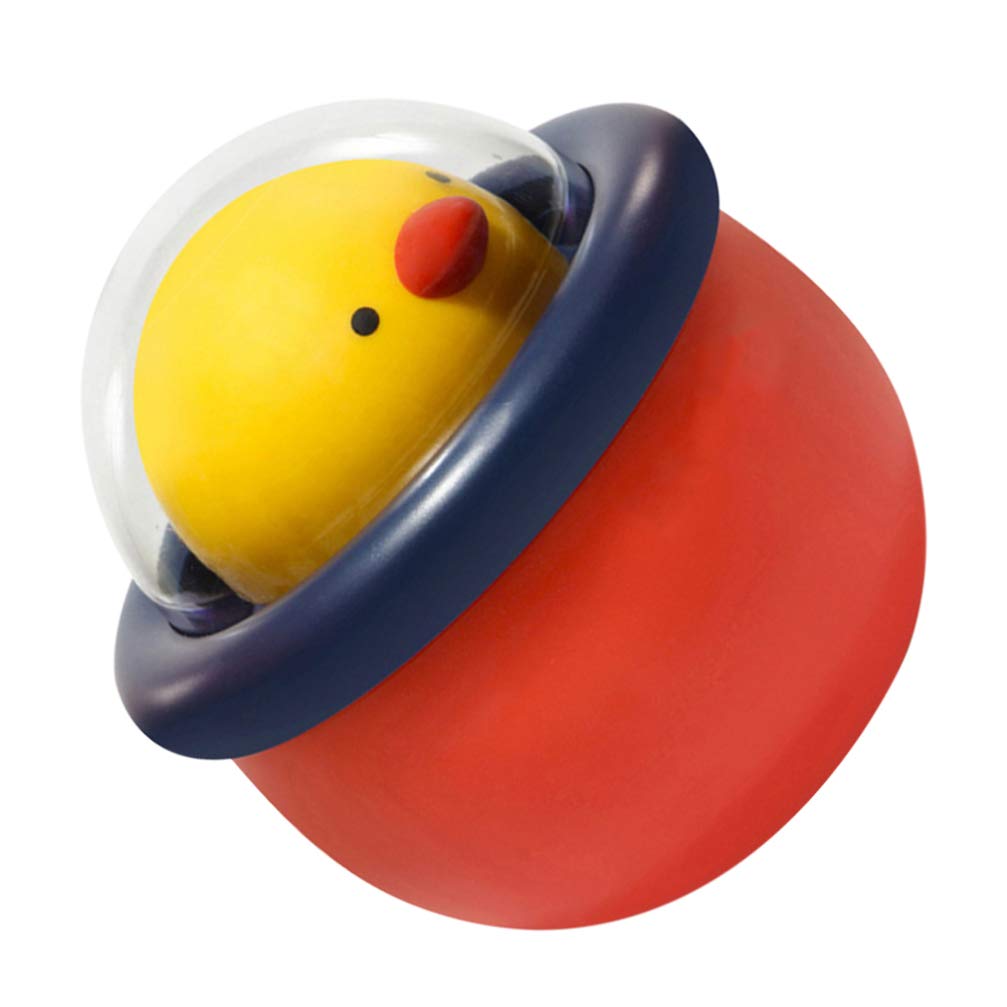 Toddmomy Baby Wobble Toy & Rattle - Tummy Time Developmental Toy for Infants 0-12 Months - Fun Tumbler Toy for Boys & Girls - Perfect Baby Shower Gift (Red) - Great for Sensory Play & Early Learning