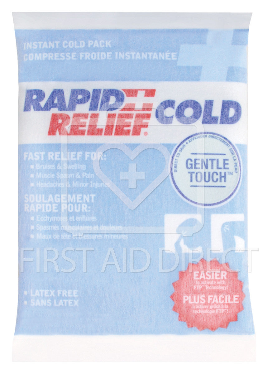 Instant Cold Pack for Pain Relief - Gentle Touch Small Ice Pack for Injuries, Swelling & Muscle Soreness - Perfect for First Aid, Sports Recovery & Post-Surgery Care