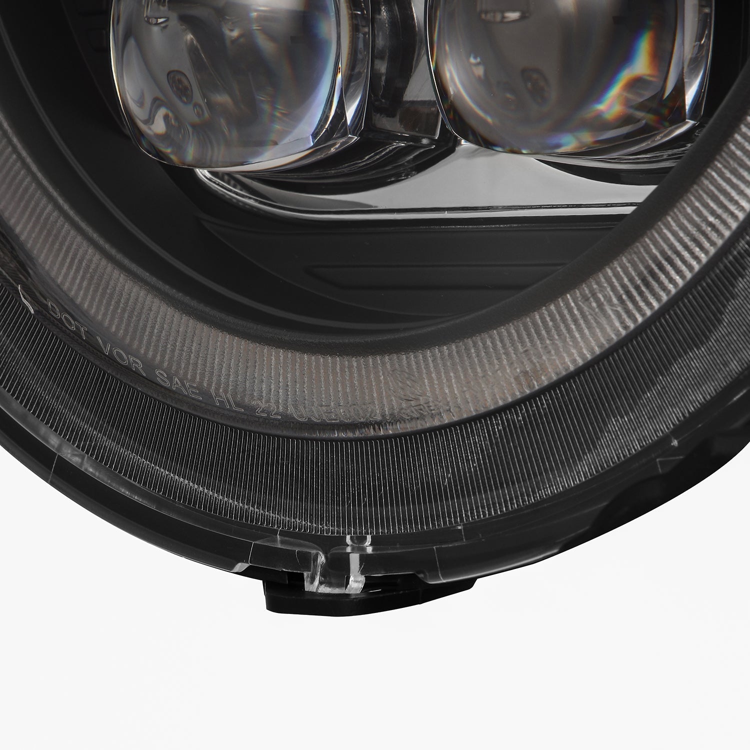 AlphaRex NOVA LED Projector Headlights for Jeep Wrangler (2018-2025) & Gladiator (2020-2025) - Black, High-Performance Lighting Upgrade for Off-Road & Night Driving