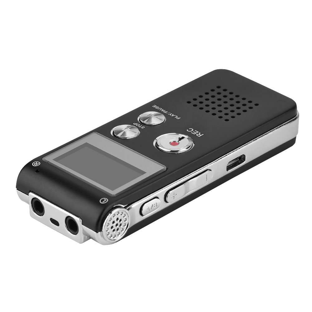 8GB Digital Voice Recorder with LCD Display - Portable Audio Recorder Pen for Lectures, Meetings & Interviews | Voice Activated & Phone Call Recording Feature