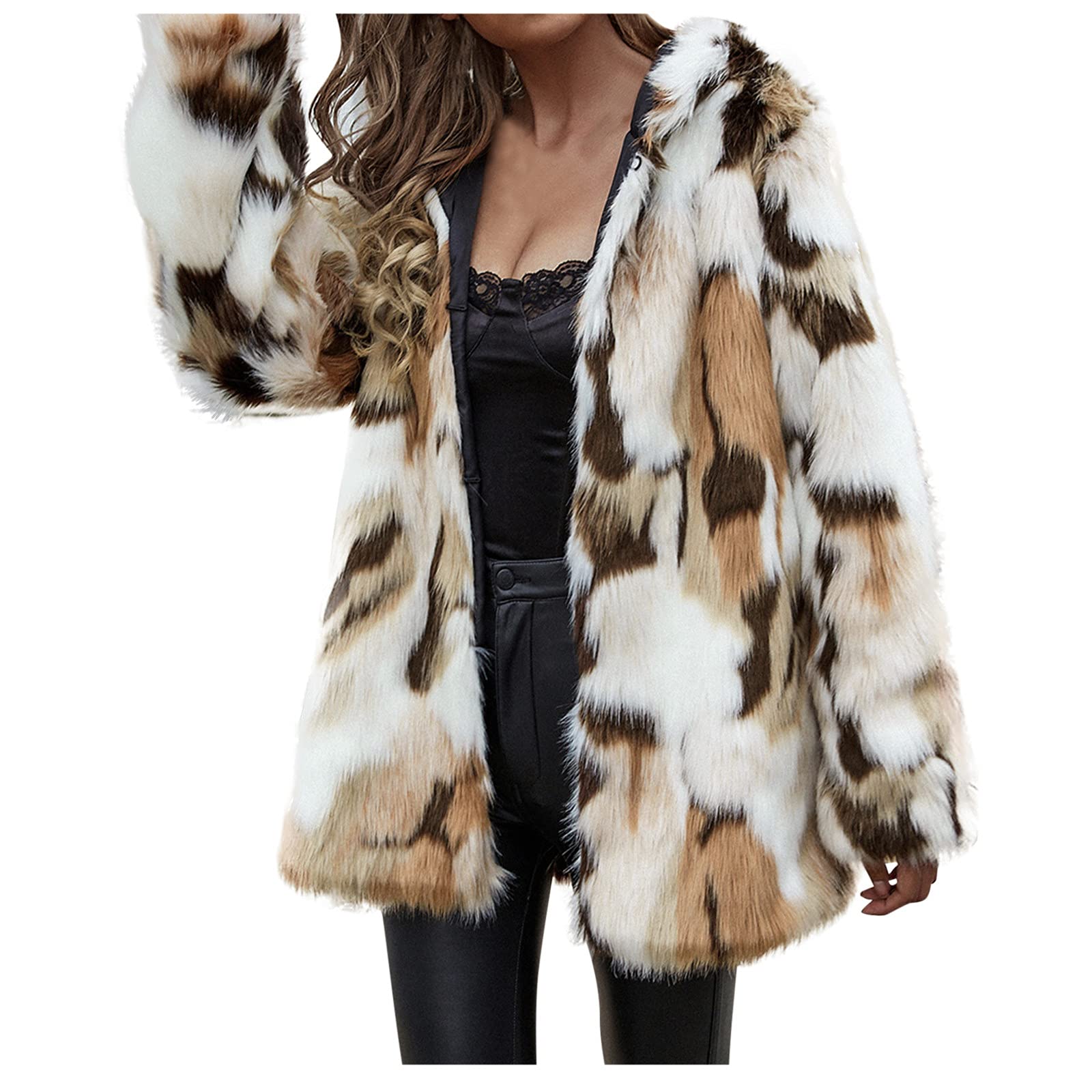Women's Sherpa Jacket - Casual Lapel Button Down Long Plaid Shirt Coat Tartan Shacket for Fall & Winter | Perfect for Outdoor Activities, Work & Everyday Wear