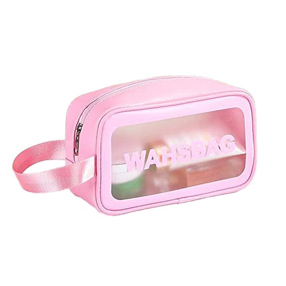 Eagle Enterprise Large Clear PVC Cosmetic Bag - Travel Makeup Organizer for Men & Women - Perfect for Toiletries, Makeup Storage & Airplane Carry-On