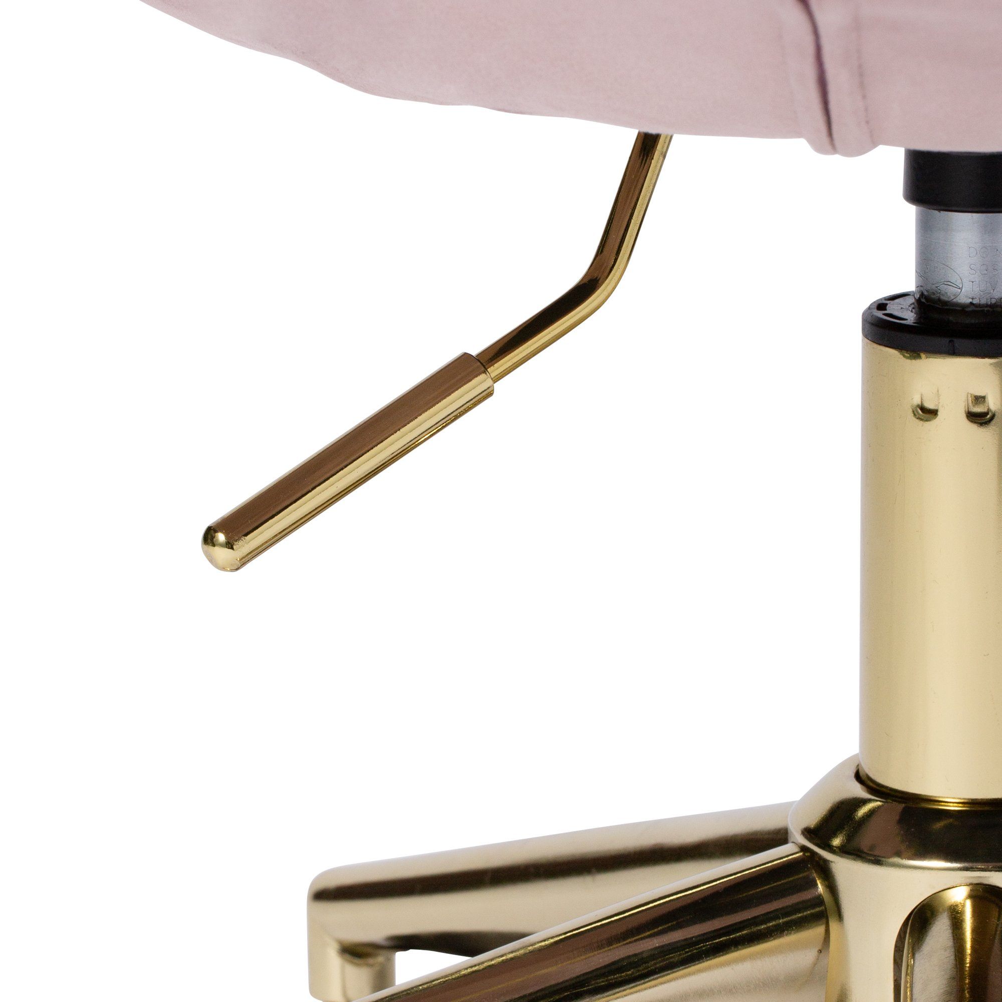 Eldorado Ergonomic Pink Desk Chair - Adjustable Height (W530 x D540 x H800) - Perfect for Home Office, Gaming & Study
