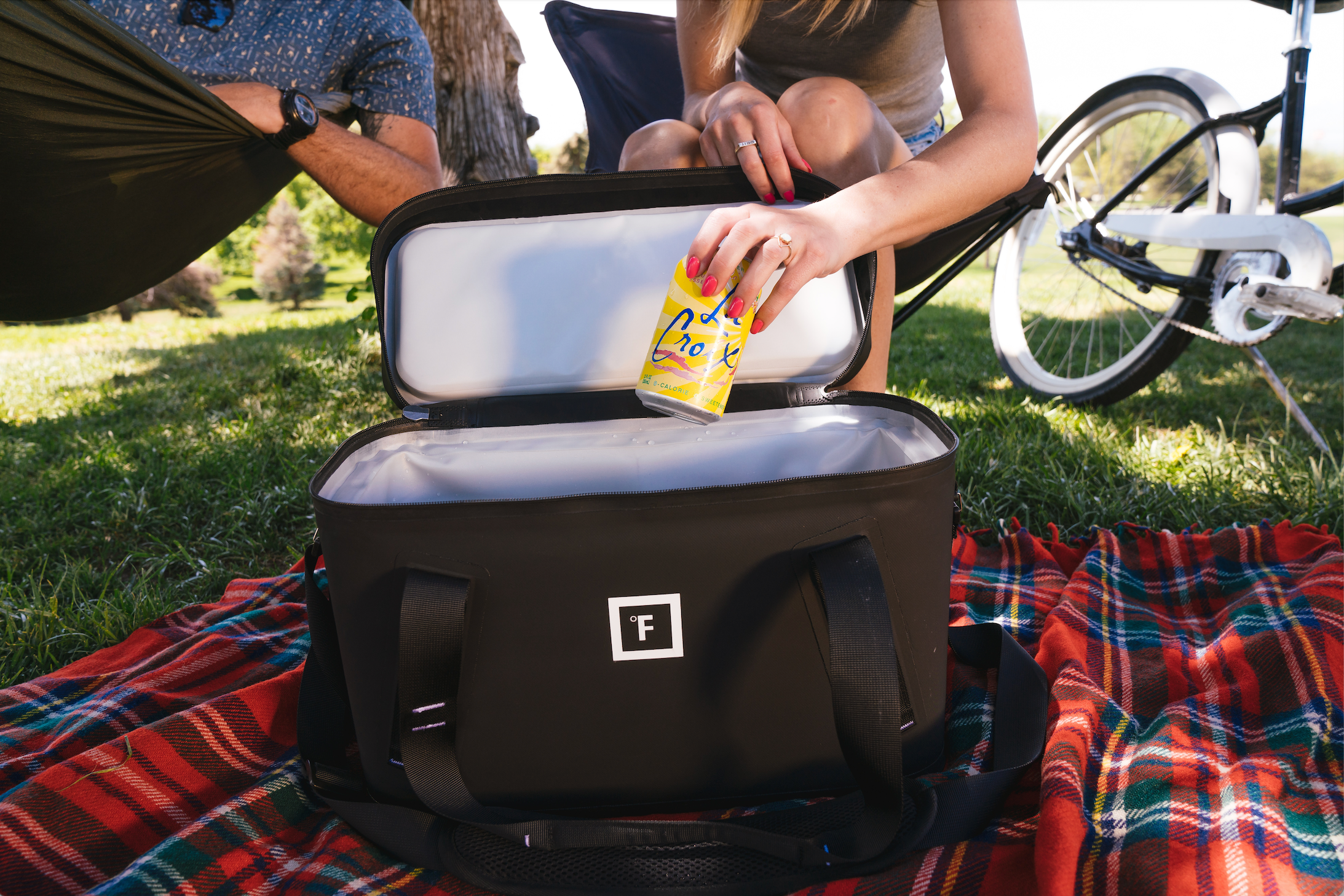 12L Soft Sided Insulated Cooler Bag - Portable Leakproof Picnic Lunch Box for Camping, Beach, Travel & Outdoor Activities