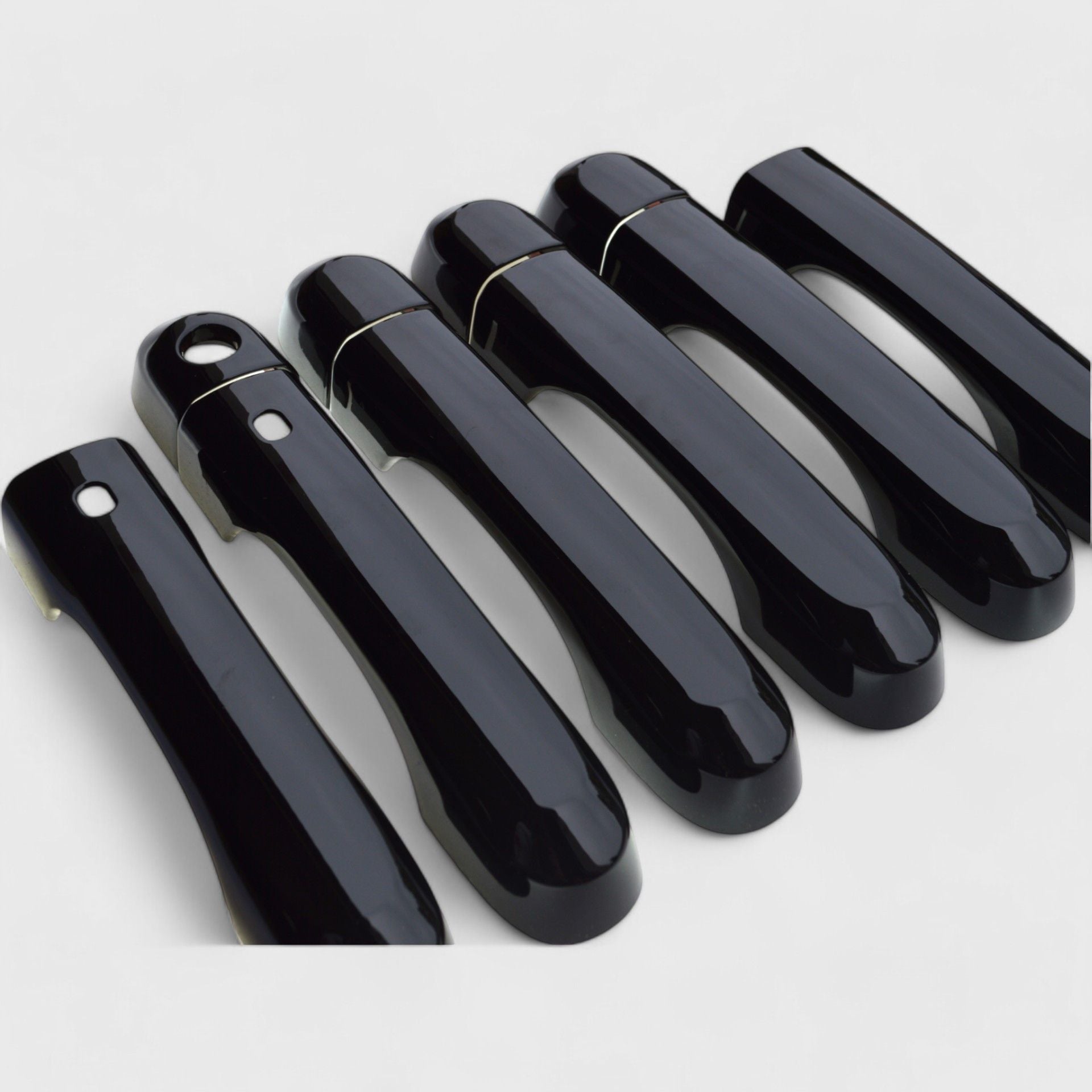 Gloss Black Chrome Delete Door Handle Cover for Cars - Compatible with Smart Key (Model DH6272BLK) | Upgrade Your Vehicle's Exterior Style for a Sleek Look - Perfect for Car Enthusiasts & Auto Detailing