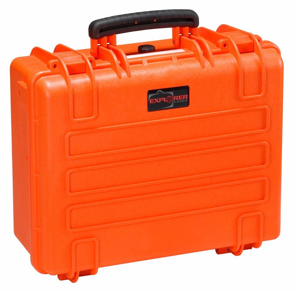 Waterproof Explorer Cases - Durable Multi-Purpose Storage Container for Camping, Hiking & Outdoor Adventures (Orange, One Size)
