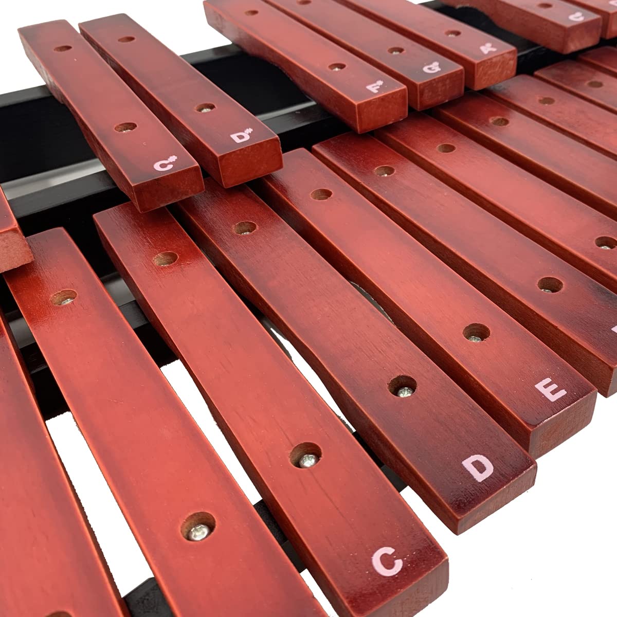 Professional 25-Key Portable Rosewood Xylophone for Adults & Students - Alto Diatonic Scale F to F, Chromatic F to D - Perfect for Music Education, Percussion Practice & Live Performances