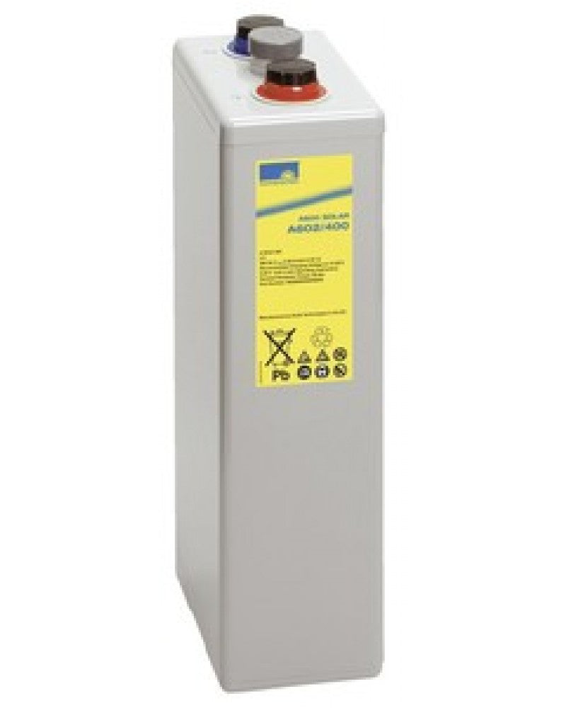 Sonnenschein 2V Solar Block Battery - High Capacity Deep Cycle Battery for Off-Grid Solar Systems, RV, Marine & Renewable Energy Applications