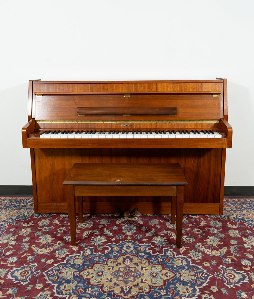 Baldwin 43 Acrosonic E 140 Walnut Upright Piano - Used (Serial: 14846111) | Perfect for Home, Studio & Music Classrooms | Vintage Piano with Rich Tone