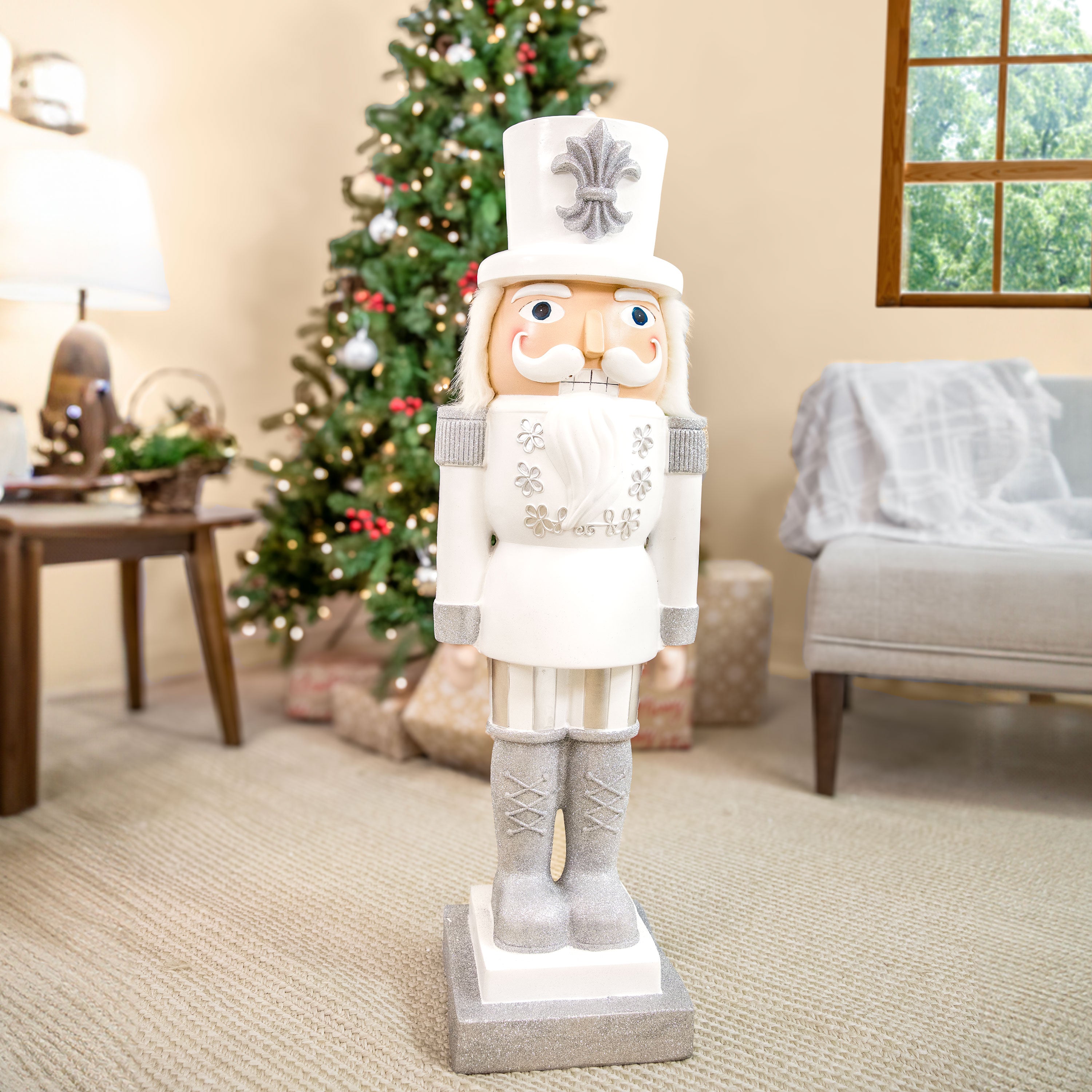 Sterling Silver Christmas Nutcracker Statue - 37
